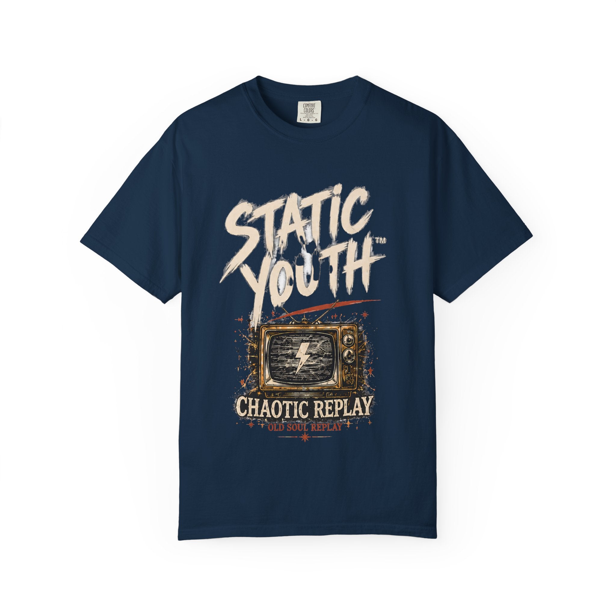 Static Youth "Chaotic Replay" Graphic T-Shirt - Creations by Chris and Carlos