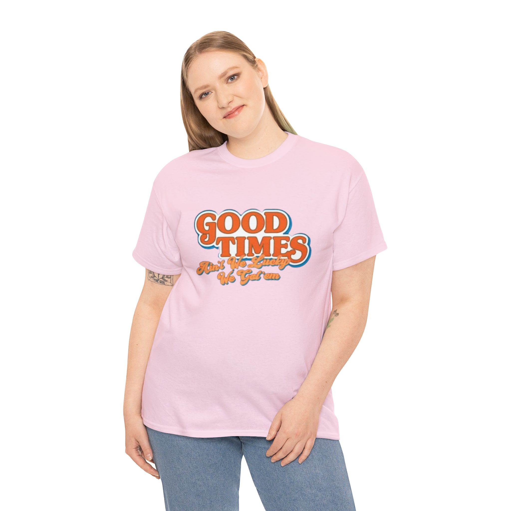 Good Times 70's TV Show- Unisex Heavy Cotton T-Shirt - Creations by Chris and Carlos