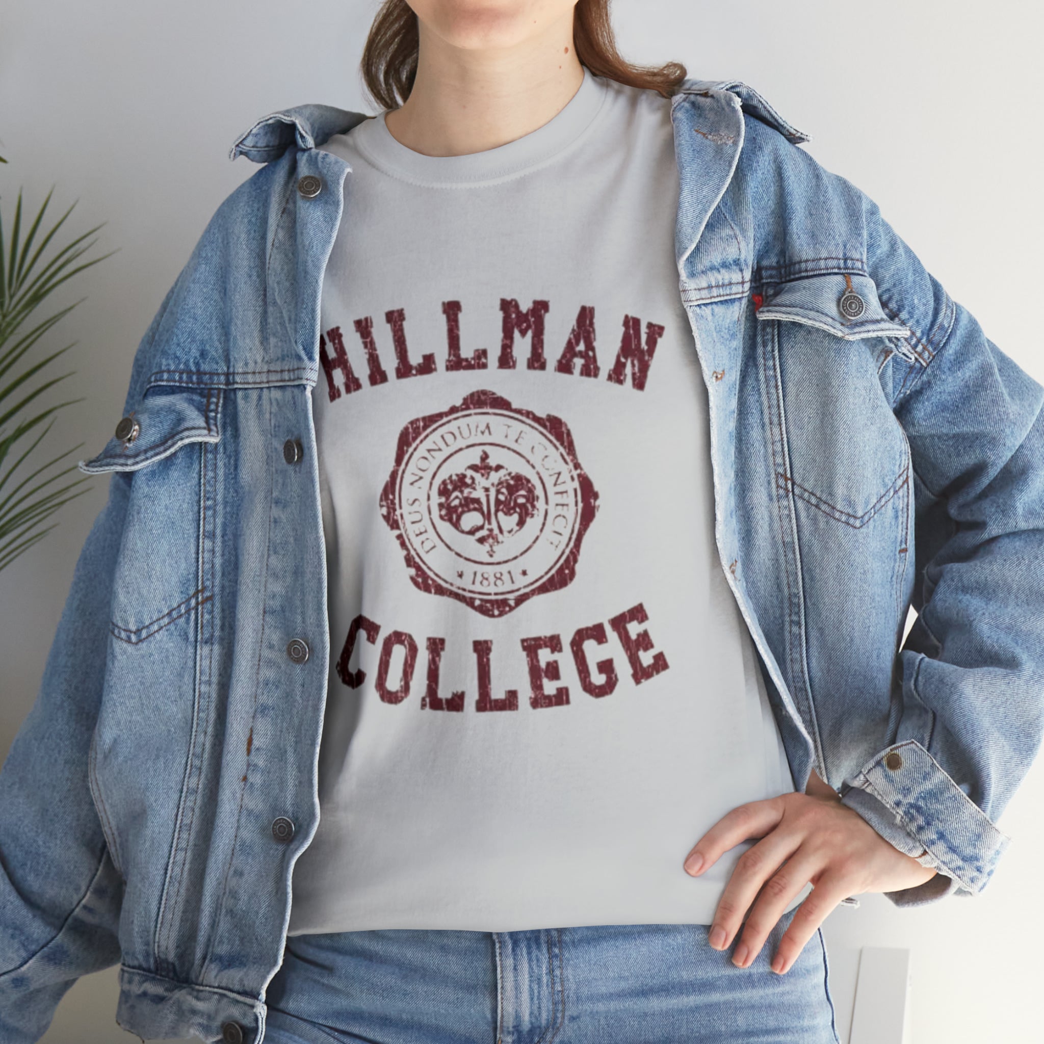 Hillman College- Unisex Heavy Cotton T-Shirt - Creations by Chris and Carlos