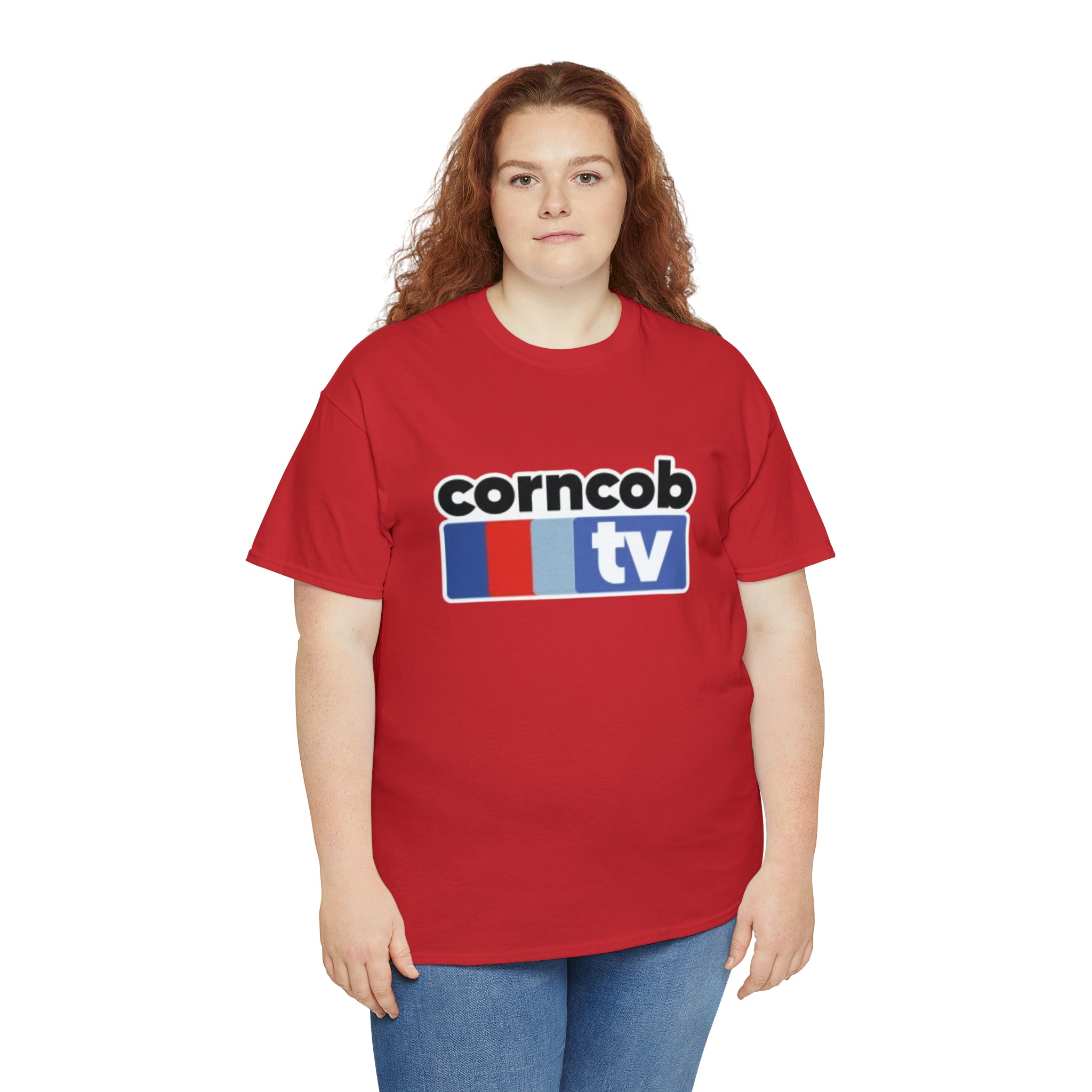 Corncob Tv- Unisex Heavy Cotton T-Shirt - Creations by Chris and Carlos