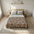 Floral Birds Cotton Duvet Cover — Vintage Botanical Rose & Bluebird Pattern