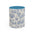 Blue Toile Accent Coffee Mug — Vintage Tea Party Pattern, Pink Interior (11/15 oz)