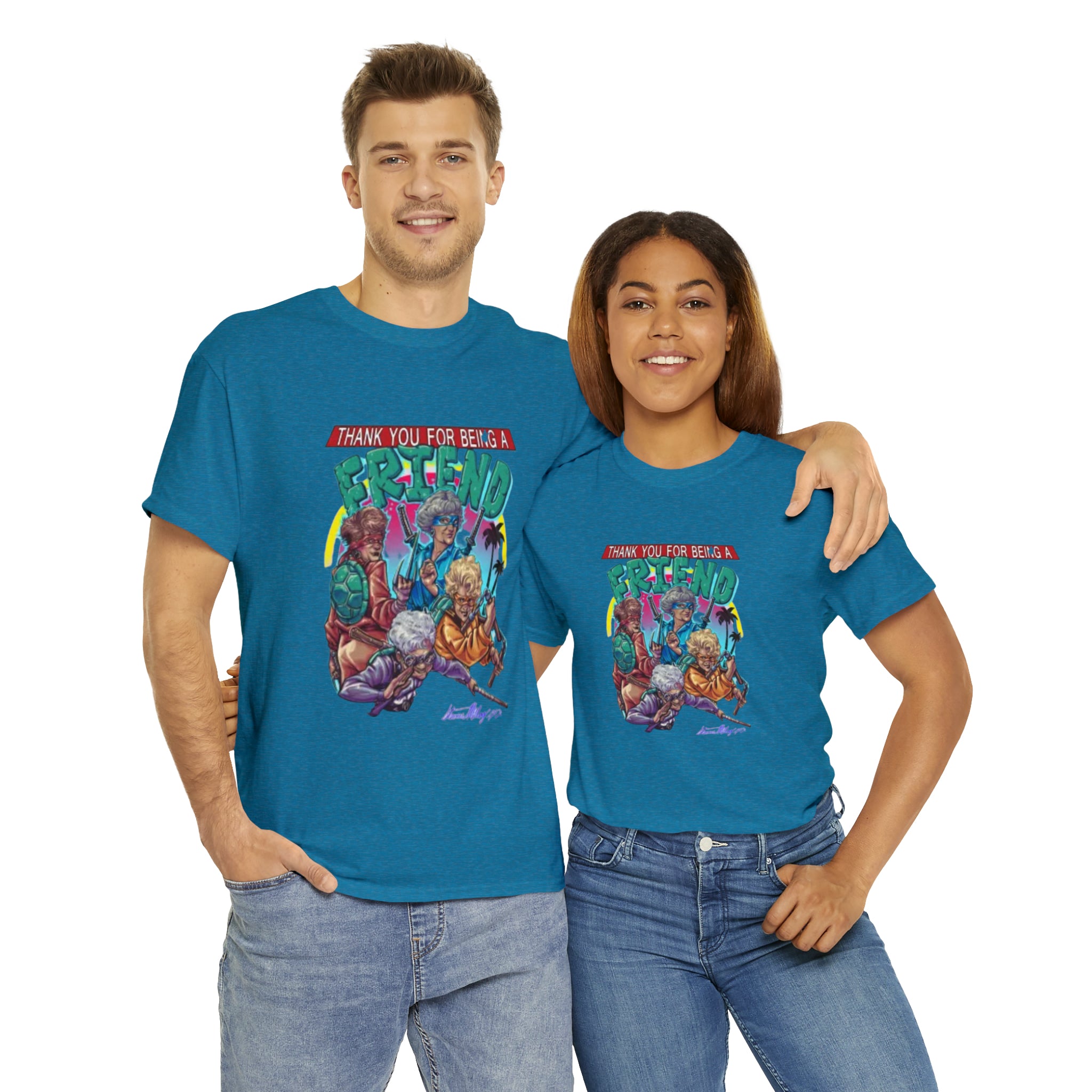 The T-Shirtnage Mutant Ninja Turtles- Unisex Heavy Cotton T-Shirt - Creations by Chris and Carlos