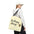Bee Happy Always Tote Bag — Cute Inspirational Bee Canvas Shopper - Creations by Chris and Carlos