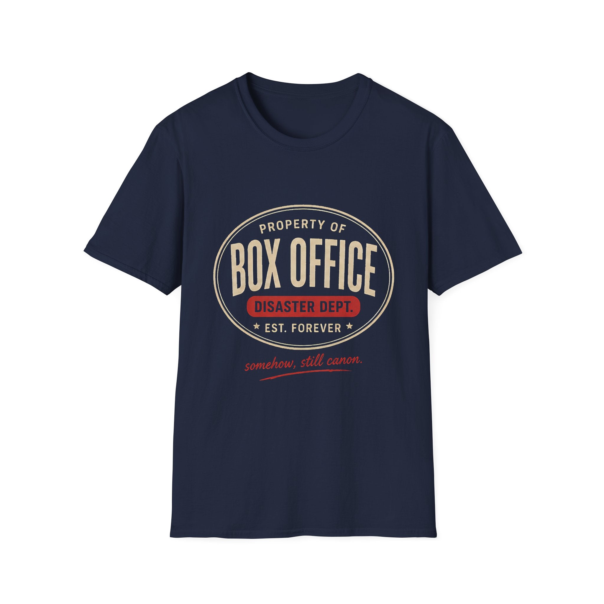 Box Office Disaster Dept. T-Shirt — Vintage Movie Crew Tee - Creations by Chris and Carlos