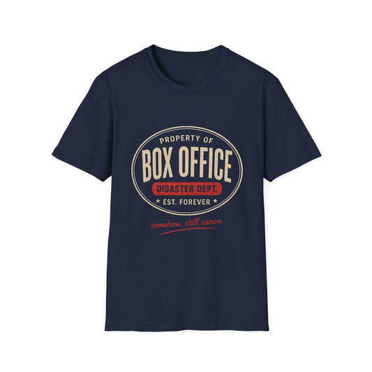 Box Office Disaster Dept. T-Shirt — Vintage Movie Crew Tee - Creations by Chris and Carlos