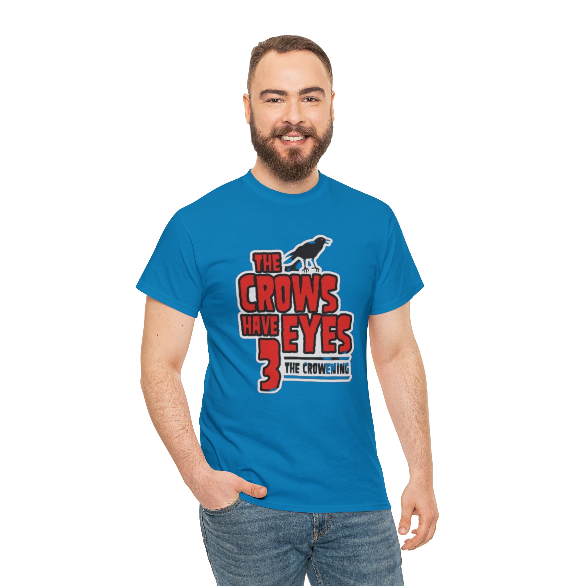 The Crows have eyes 3- Unisex Heavy Cotton T-Shirt - Creations by Chris and Carlos