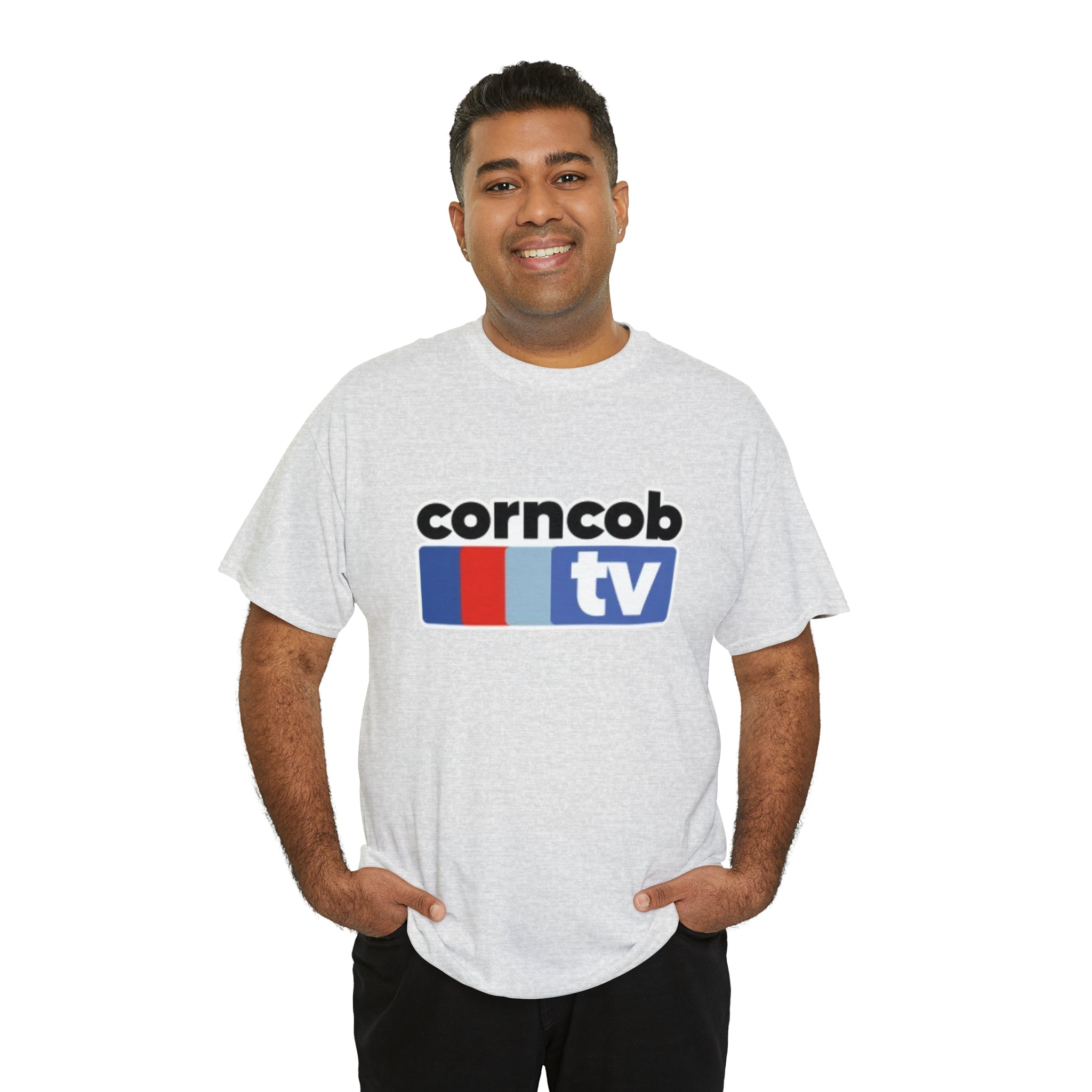 Corncob Tv- Unisex Heavy Cotton T-Shirt - Creations by Chris and Carlos