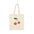 Cherry Print Cotton Canvas Tote Bag, Reusable Shopping Bag, Eco-Friendly Tote, Summer Tote, Gift for Friends, Daily Use Bag