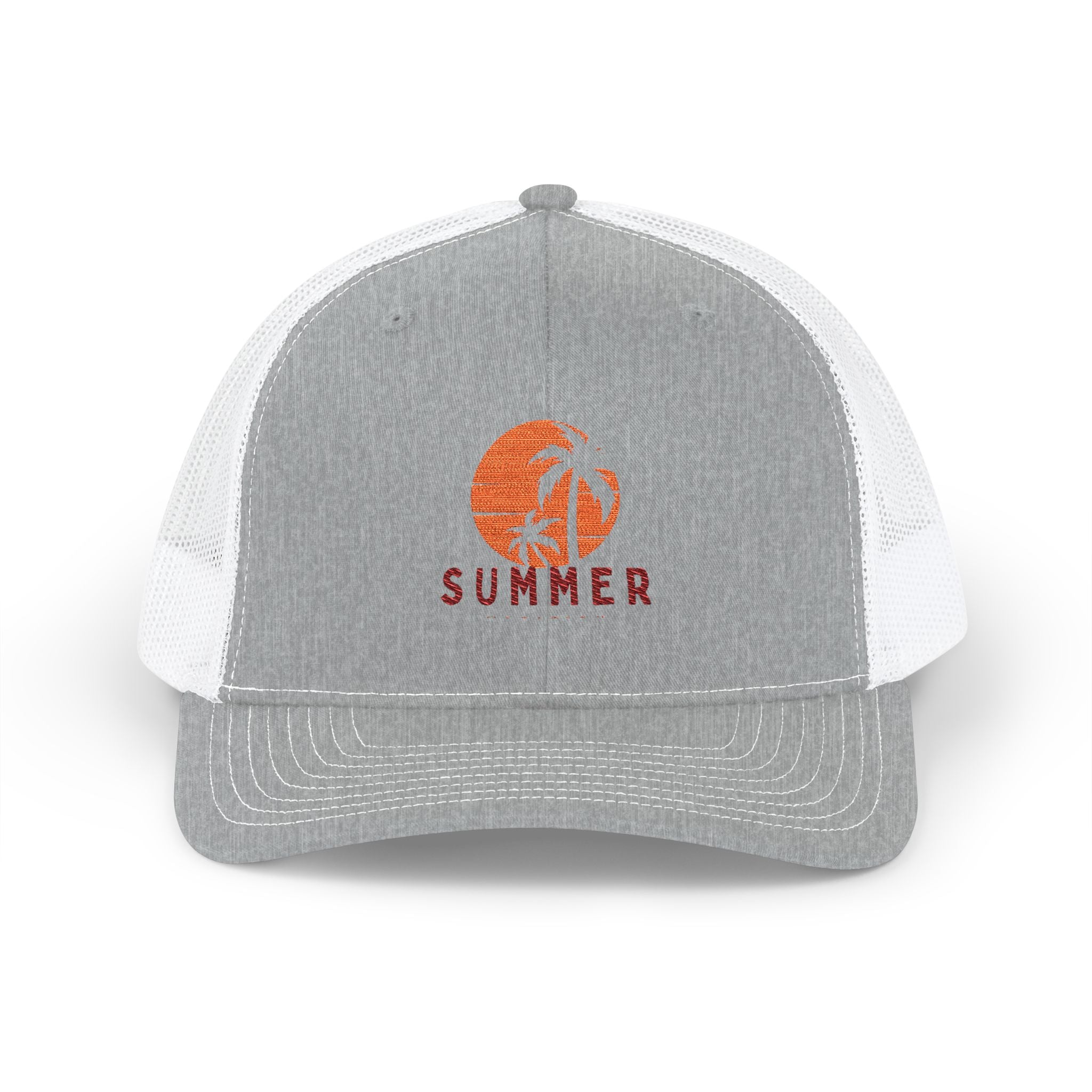 Trucker Cap - Sunset Palm 'SUMMER' Logo - Creations by Chris and Carlos