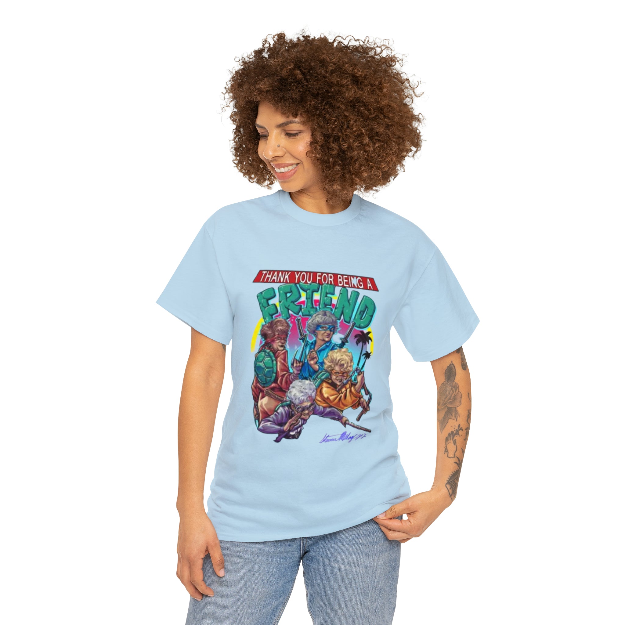 The T-Shirtnage Mutant Ninja Turtles- Unisex Heavy Cotton T-Shirt - Creations by Chris and Carlos