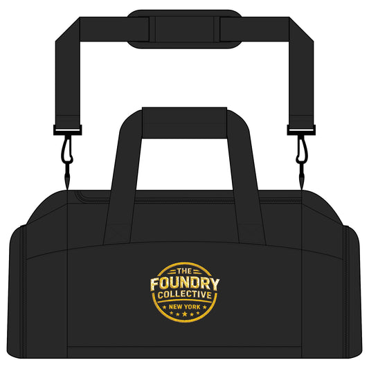 The Foundry Collective NYC Logo Gym Bag — Durable Duffle for Workouts & Travel - Creations by Chris and Carlos