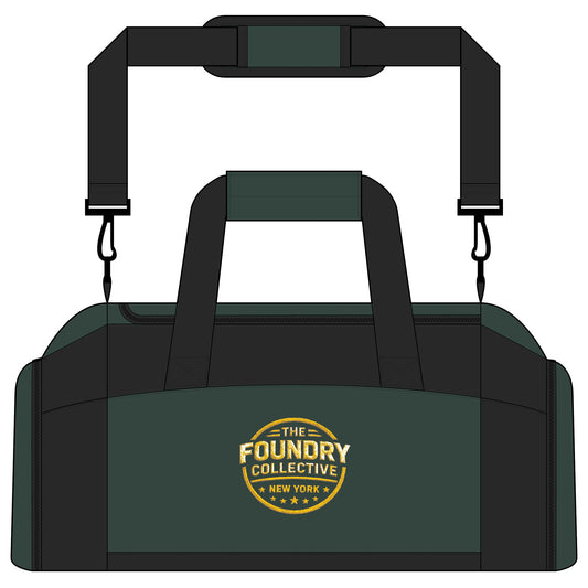 The Foundry Collective NYC Logo Gym Bag — Durable Duffle for Workouts & Travel - Creations by Chris and Carlos