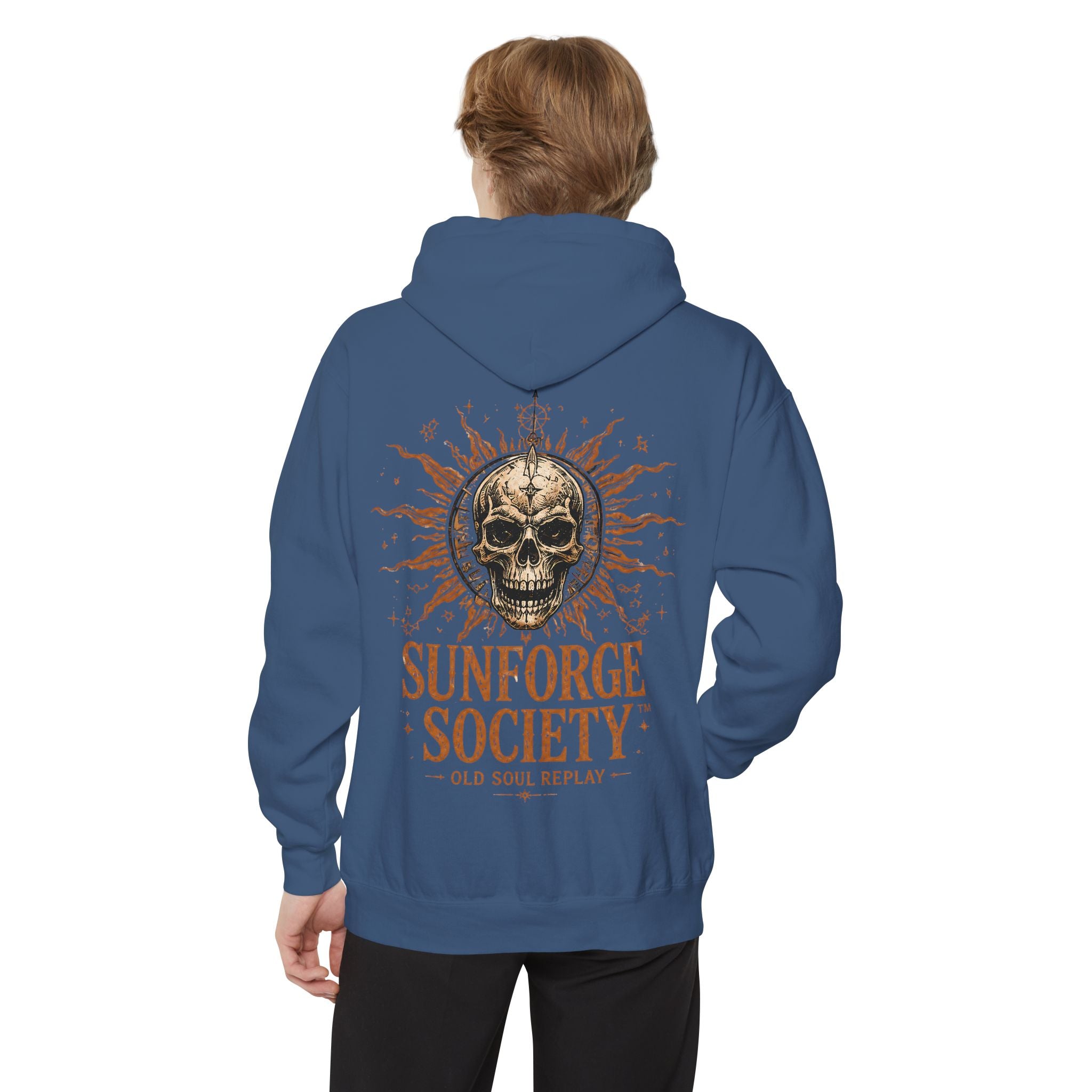 Sun Forge Steampunk Garment-Dyed Hoodie - Creations by Chris and Carlos