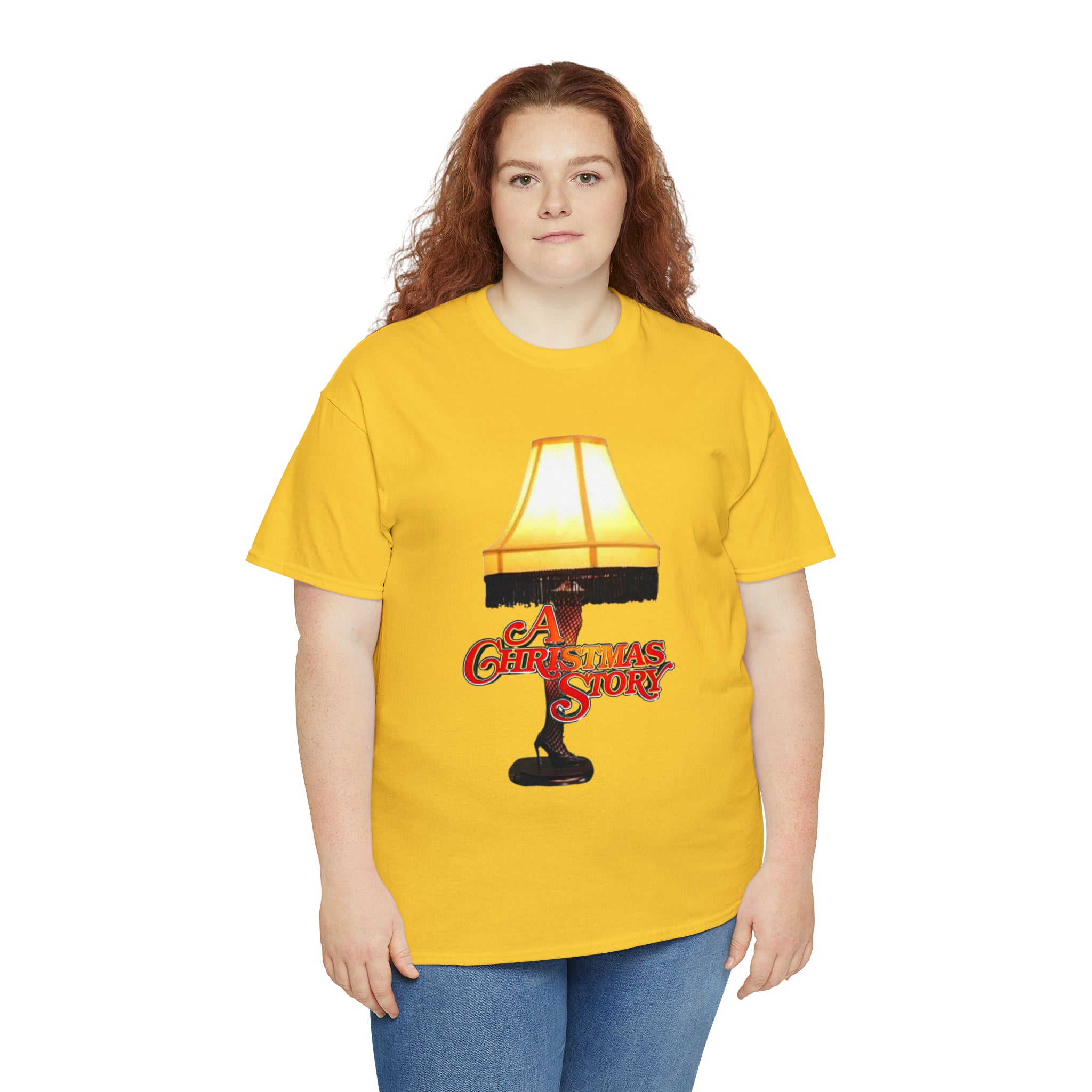 A Christmas Story- Leg Lamp Unisex Heavy Cotton T-Shirt - Creations by Chris and Carlos
