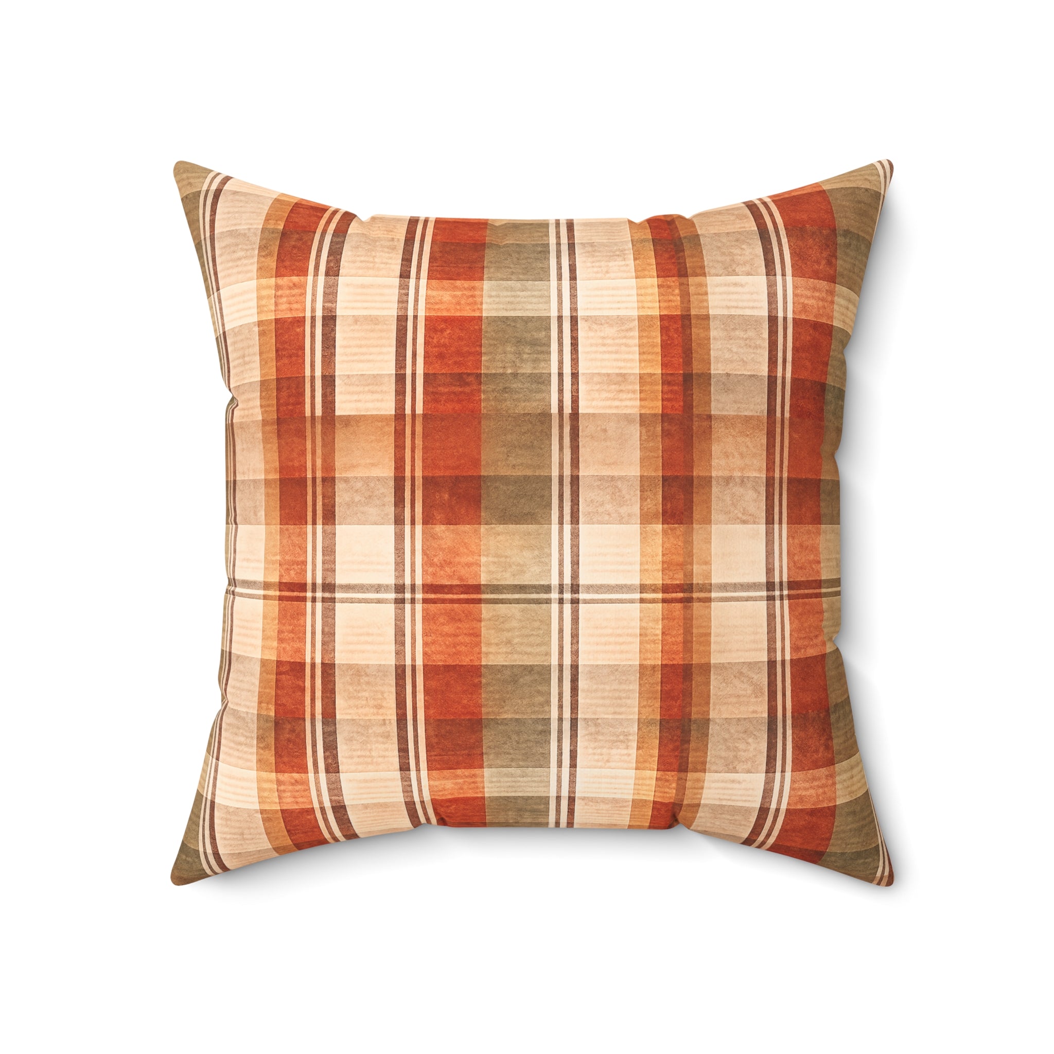 Old Soul Harvest™ Heirloom Plaid Throw Pillow - Throw Pillow from Old Soul Harvest Campfire Circle