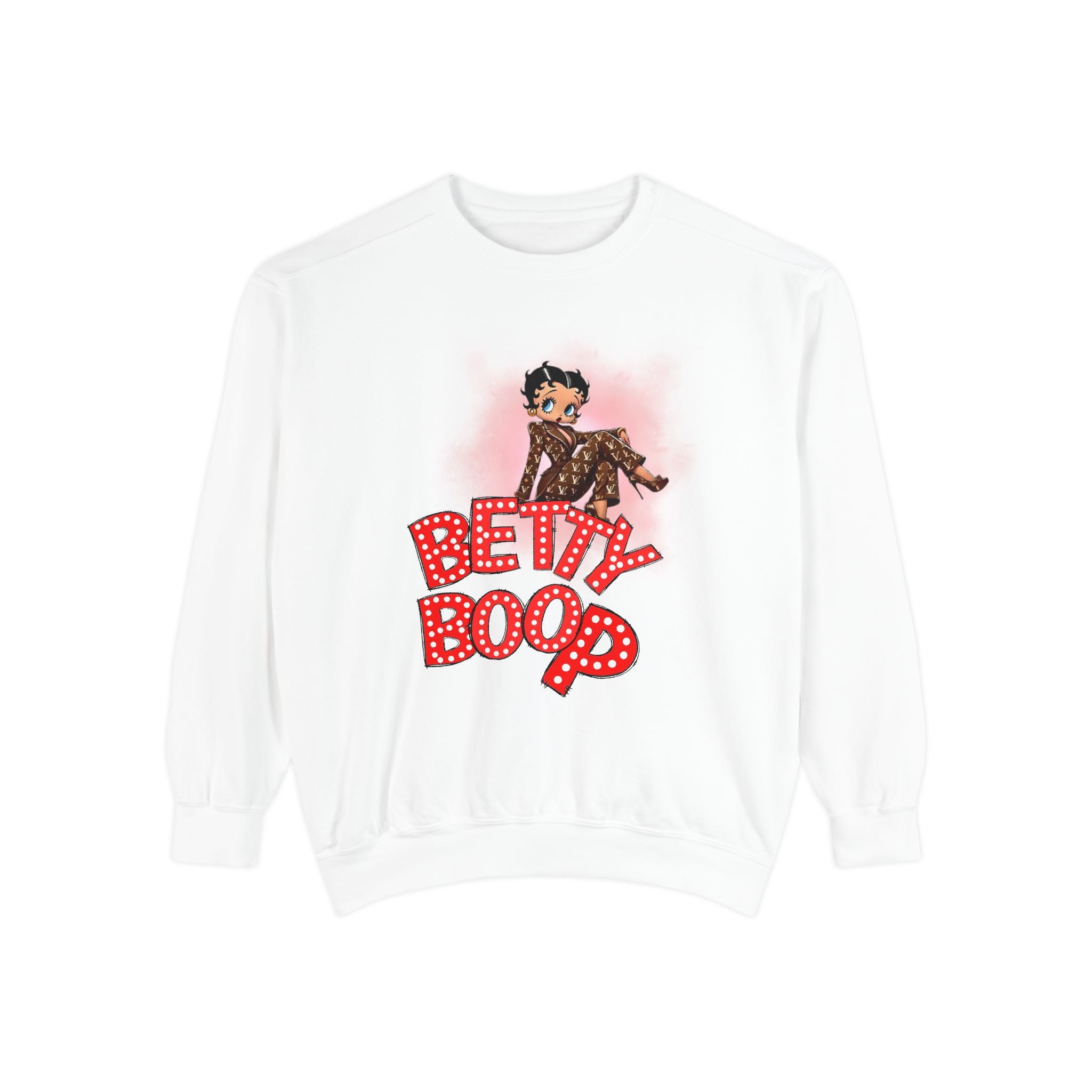 Betty Boop Retro Logo Sweatshirt - Creations by Chris and Carlos