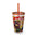 Mc Donald's Inspired- Sunsplash Tumbler with Straw, 16oz