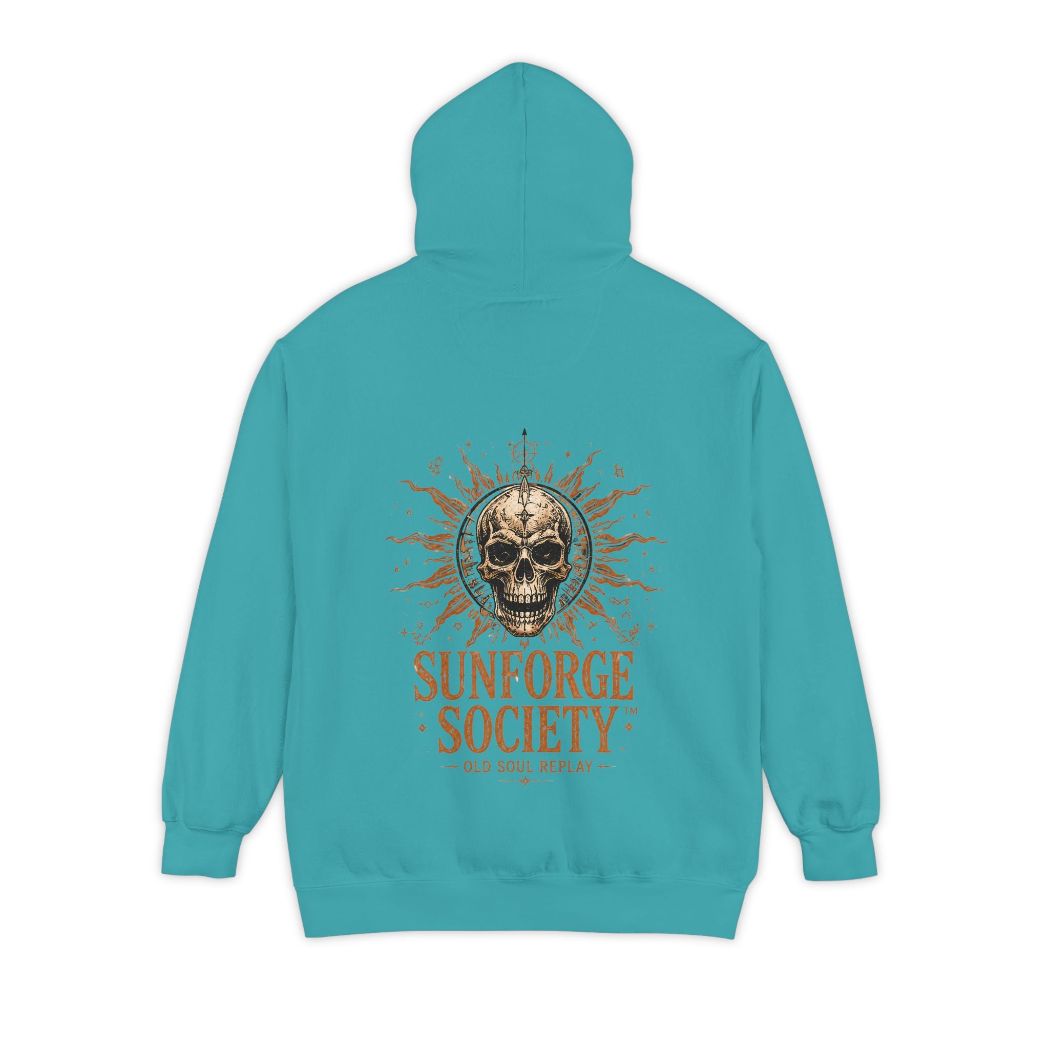 Sun Forge Steampunk Garment-Dyed Hoodie - Creations by Chris and Carlos