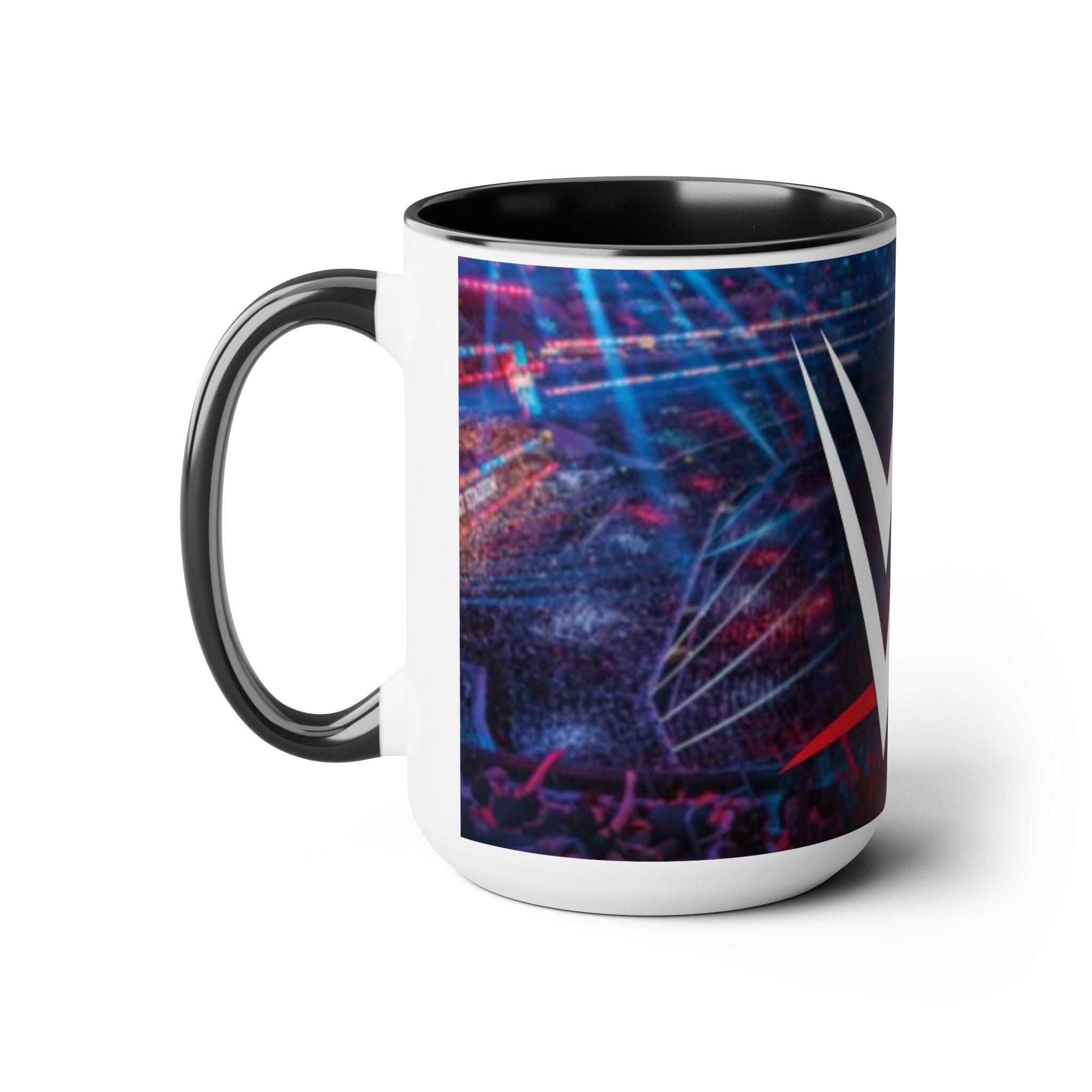 WWE- Logo White Ceramic Mug - Creations by Chris and Carlos