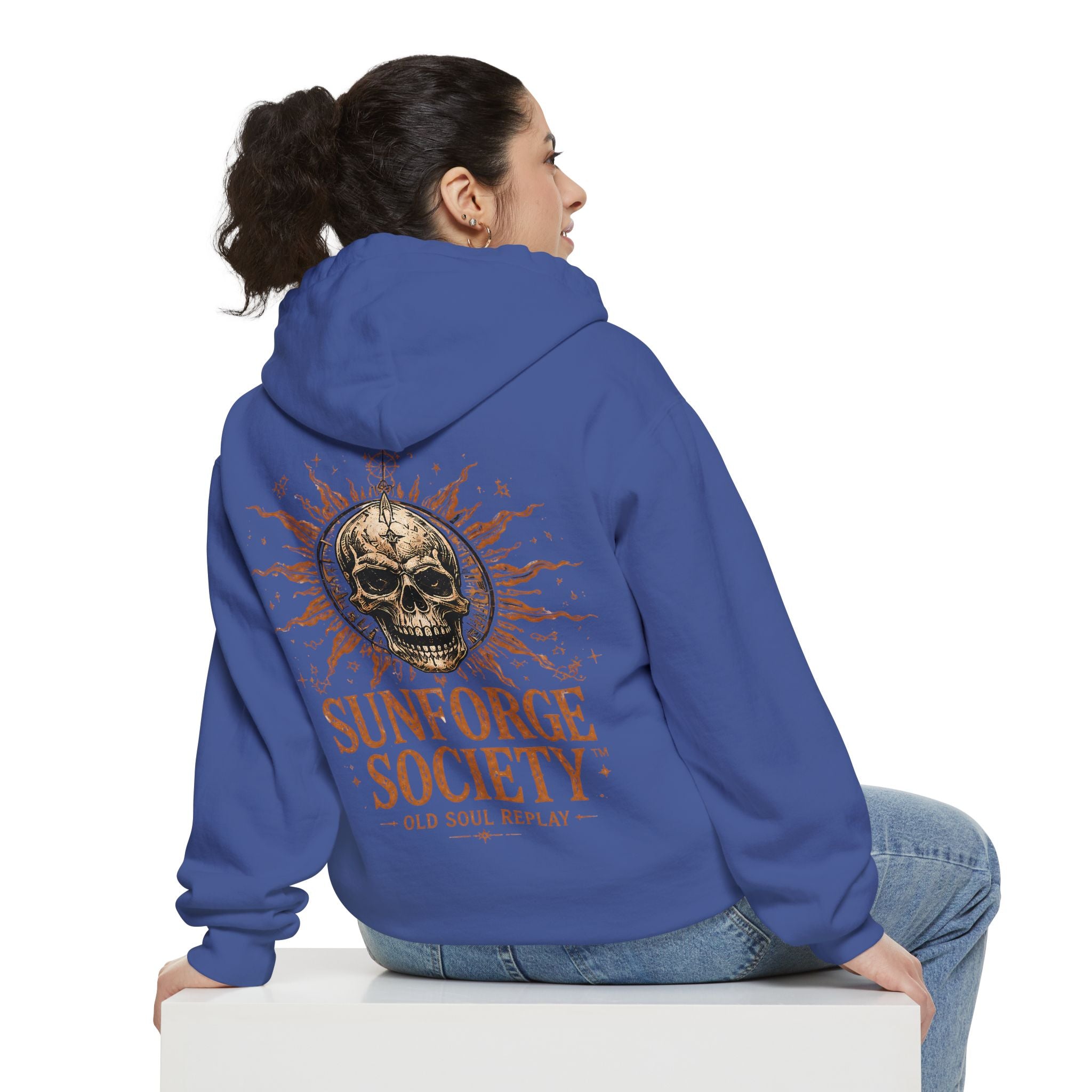 Sun Forge Steampunk Garment-Dyed Hoodie - Creations by Chris and Carlos