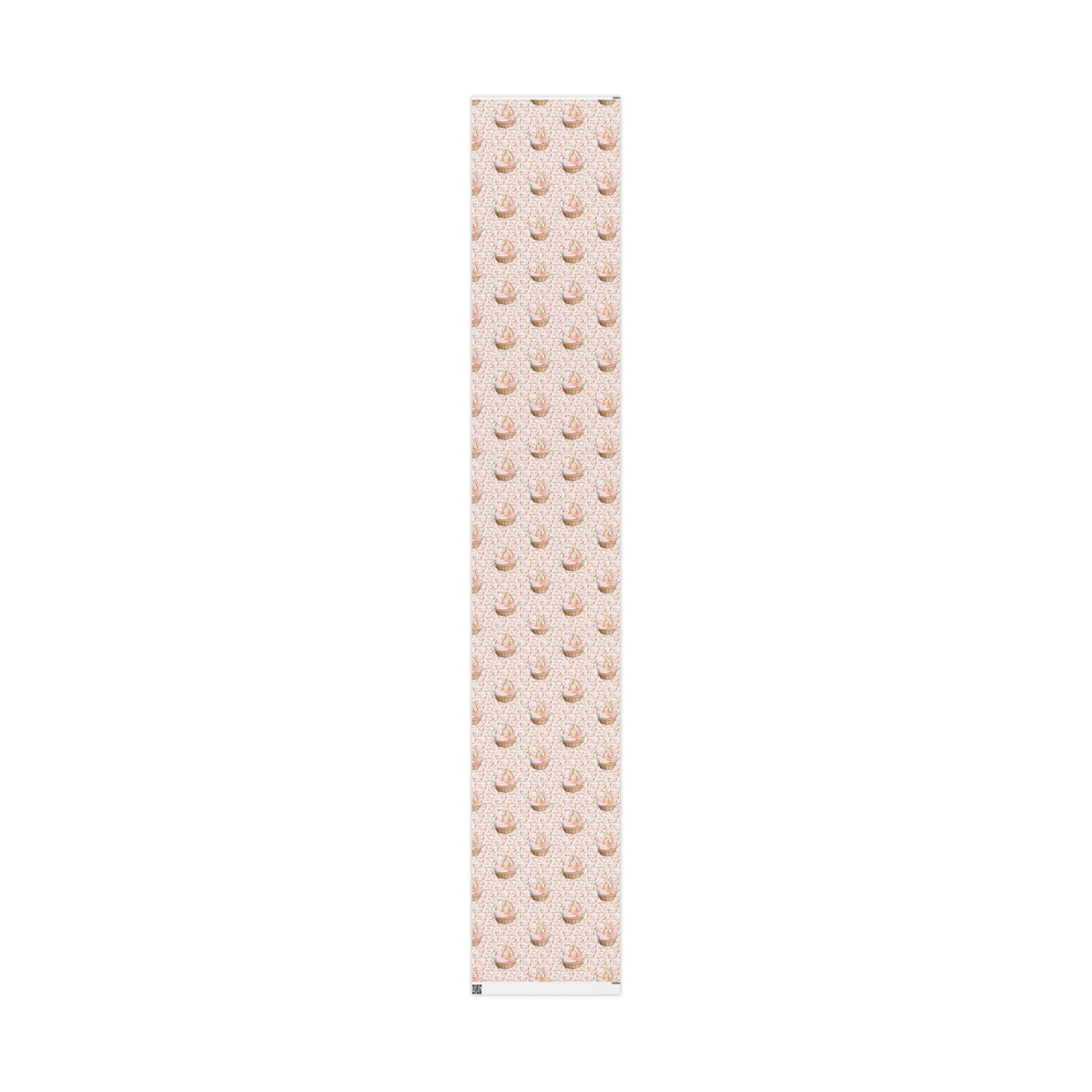 Easter Floral Bunny Wrapping Paper Roll — Cute Pastel Easter Gift Wrap - Creations by Chris and Carlos
