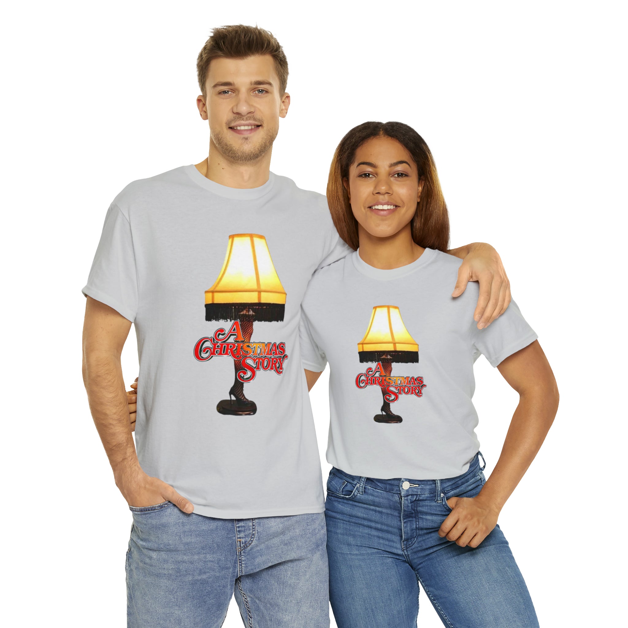 A Christmas Story- Leg Lamp Unisex Heavy Cotton T-Shirt - Creations by Chris and Carlos