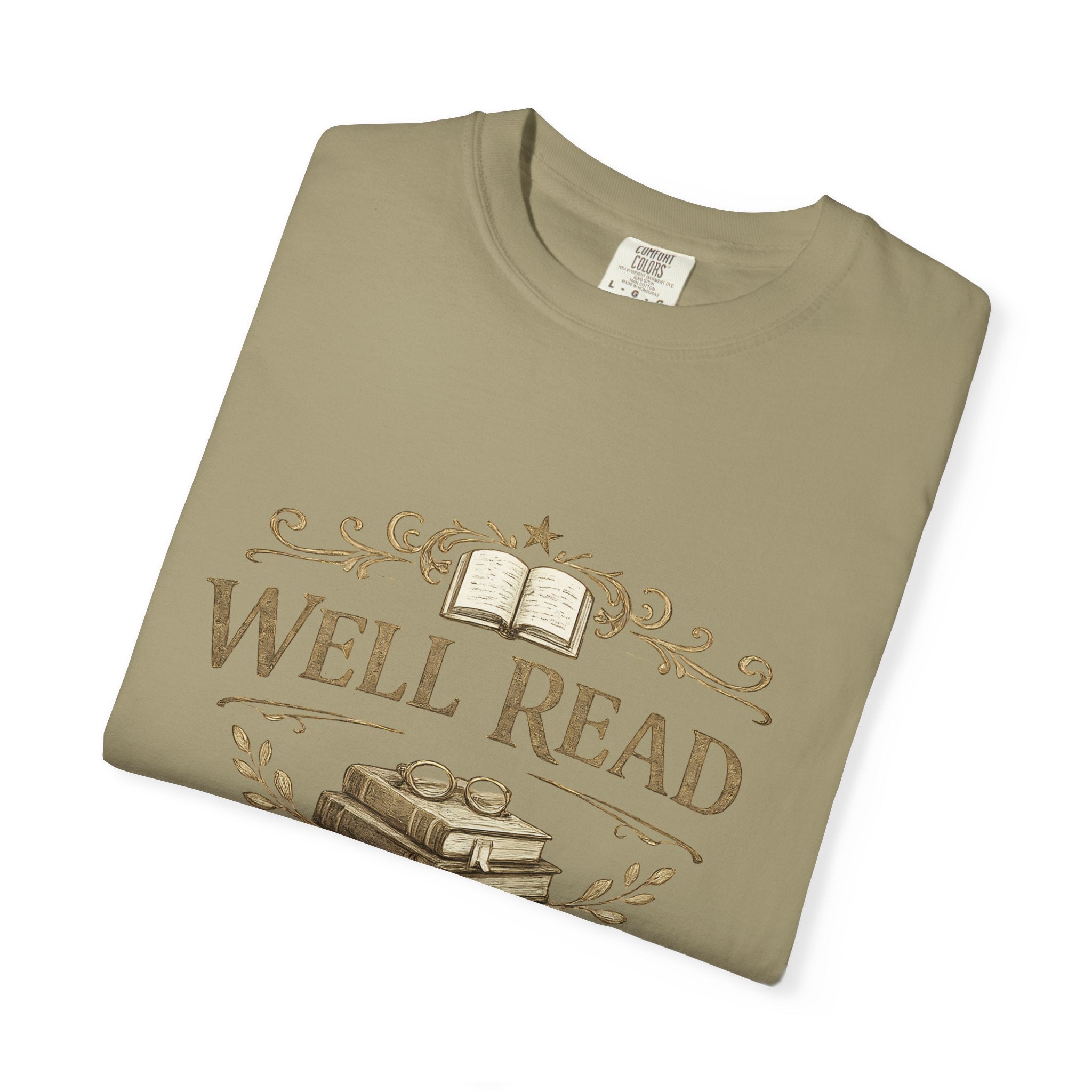 Well Read T-Shirt — Vintage Book Lover Tee - Creations by Chris and Carlos