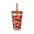 Mc Donald's Inspired- Sunsplash Tumbler with Straw, 16oz