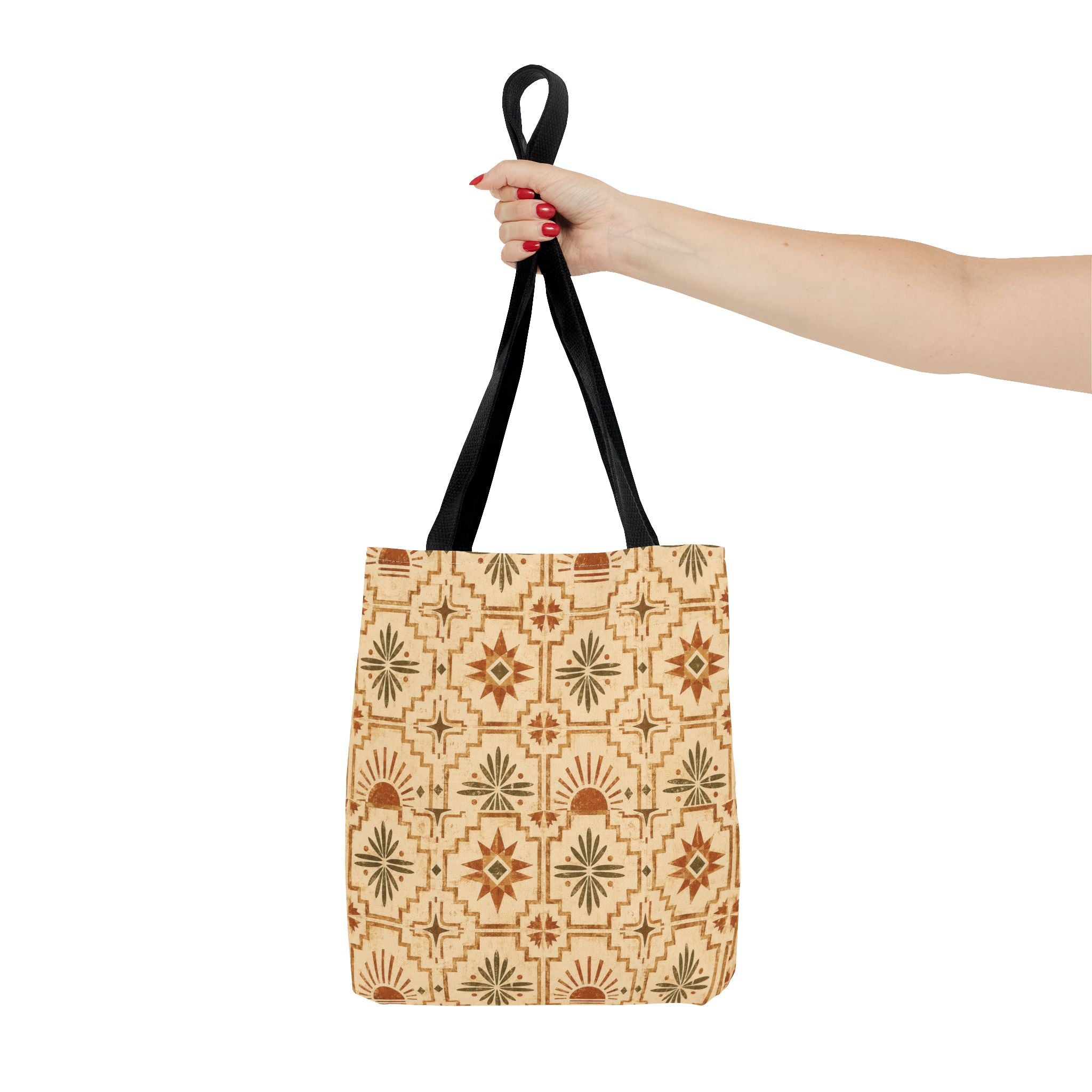 Southwest Geometric Tote Bag – Vintage Desert Pattern All-Over Print - Creations by Chris and Carlos
