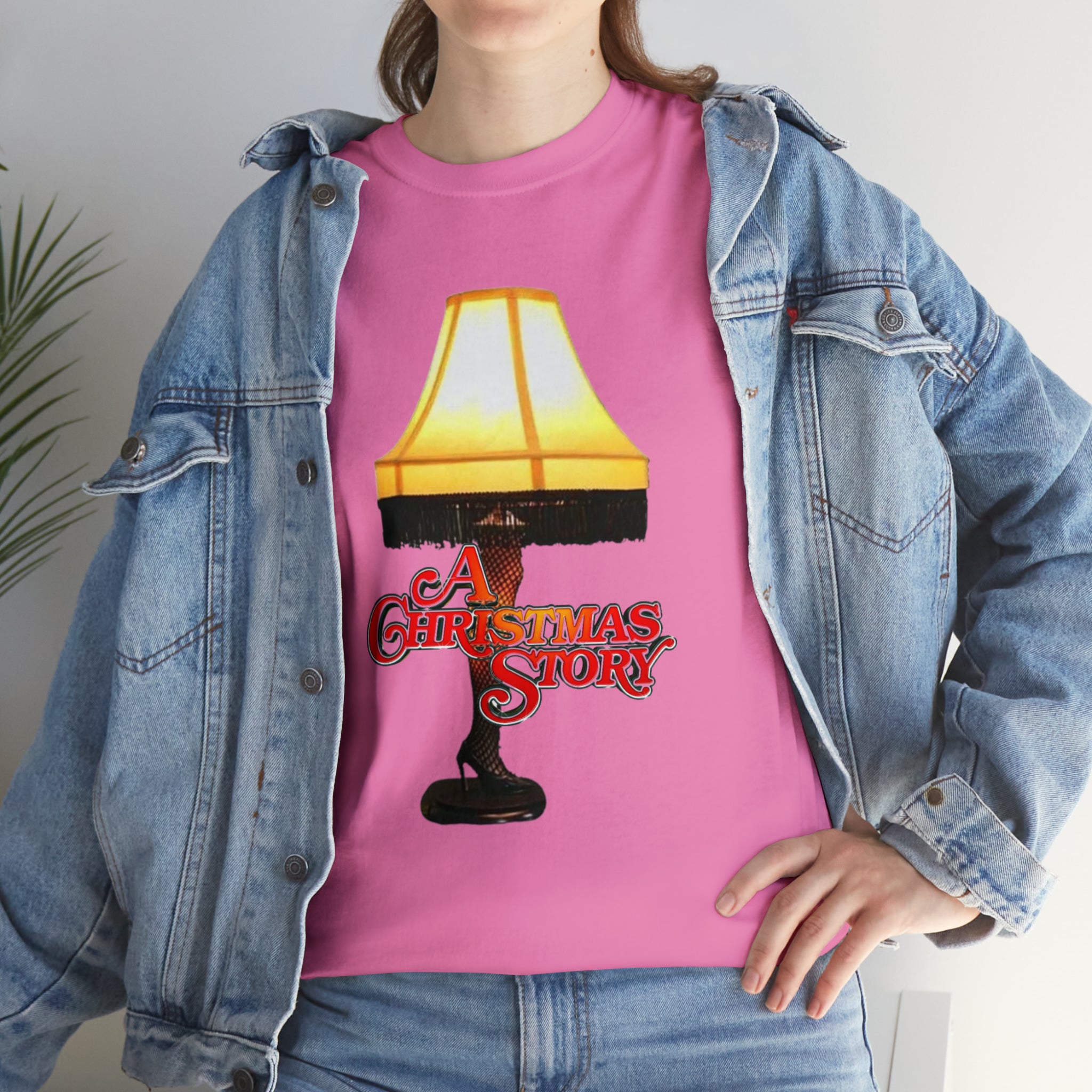 A Christmas Story- Leg Lamp Unisex Heavy Cotton T-Shirt - Creations by Chris and Carlos