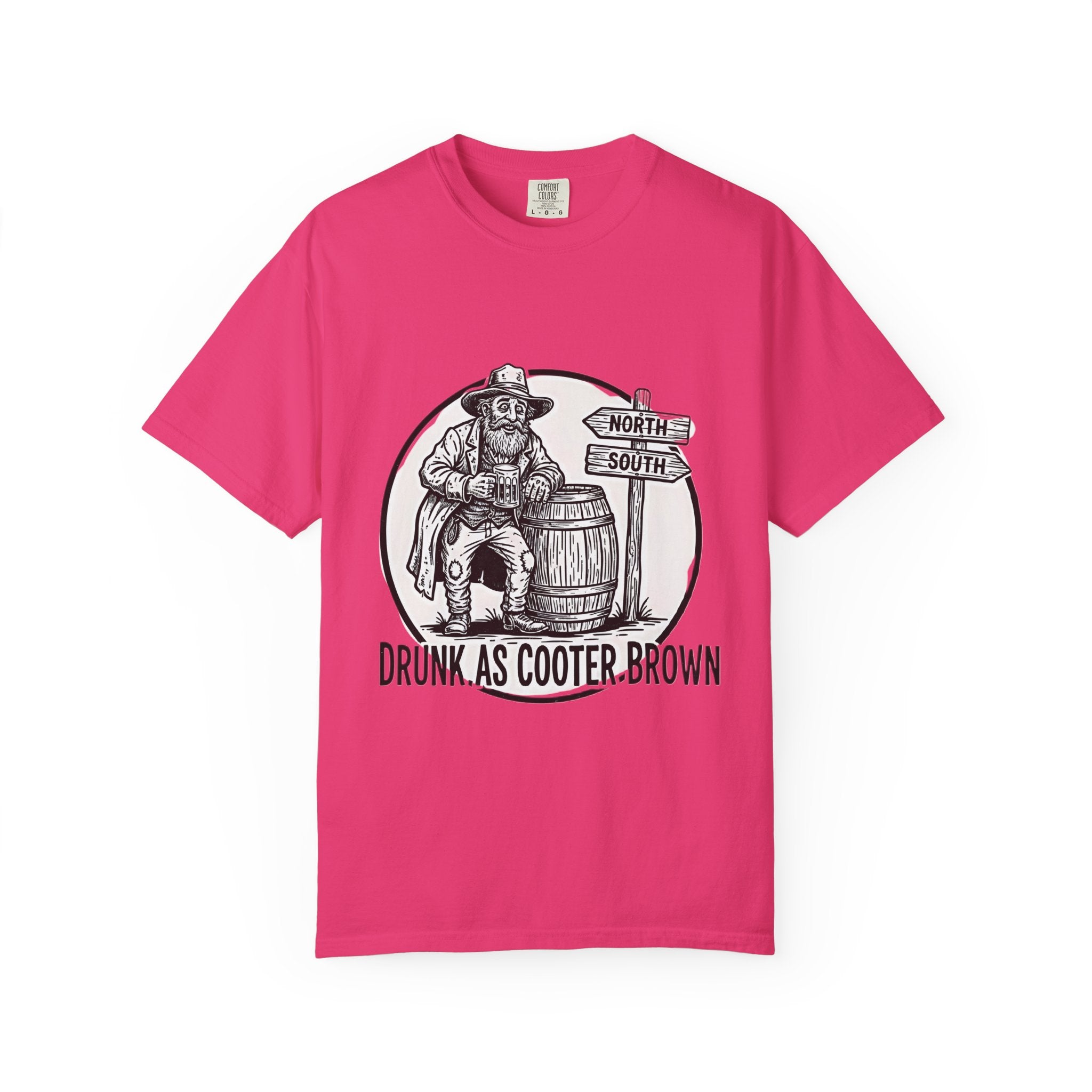 Drunk as Cooter Brown T-Shirt — Vintage Country Barrel Graphic Tee - Creations by Chris and Carlos
