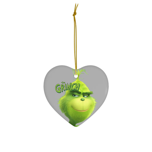 The Grinch- Ceramic Ornament, 4 Shapes - Creations by Chris and Carlos