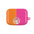 Colorful Dunkin' Donuts AirPod Case, Trendy Orange Pink Accessories, Coffee Lover Gift, Fun Tech Case, Cute Earbud Holder