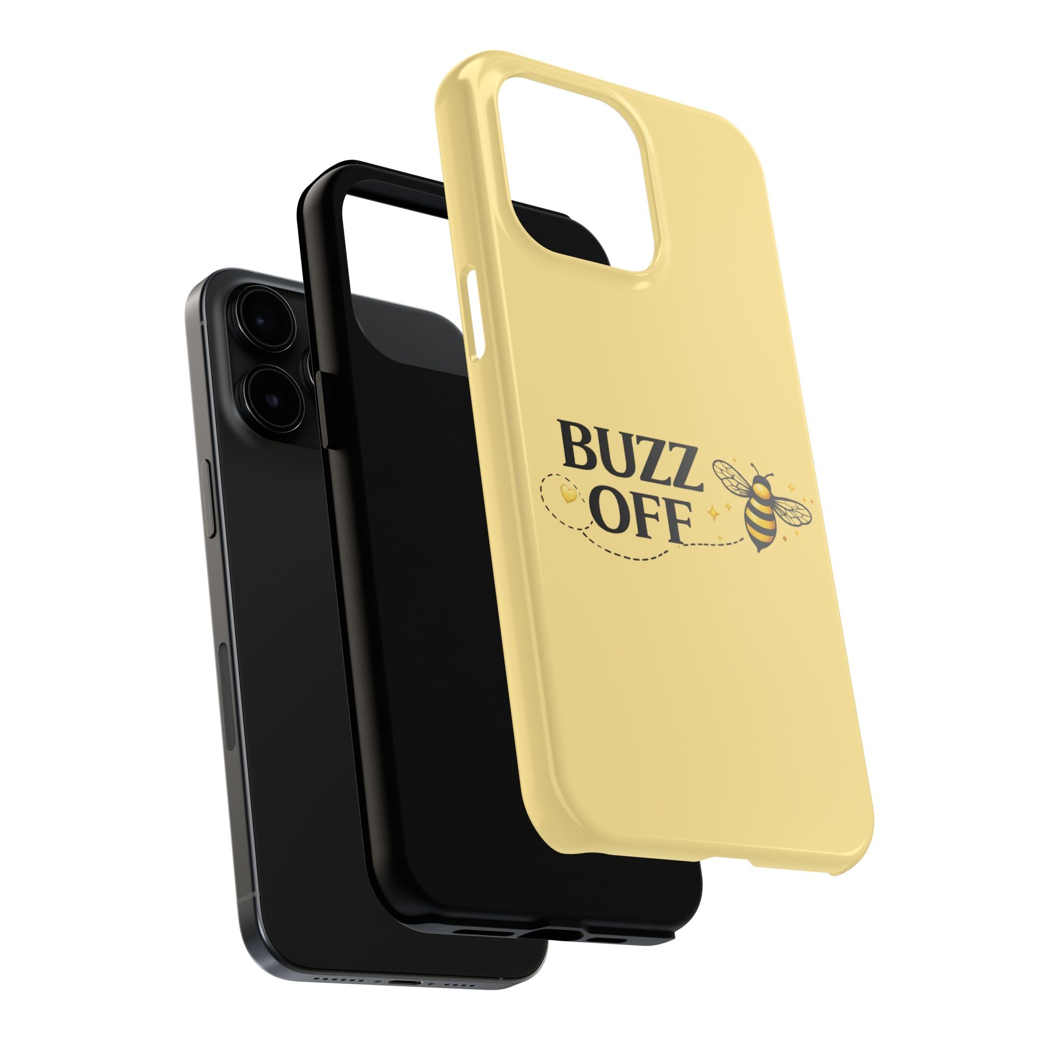 Buzz Off Bee Happy Always Phone Case - Creations by Chris and Carlos