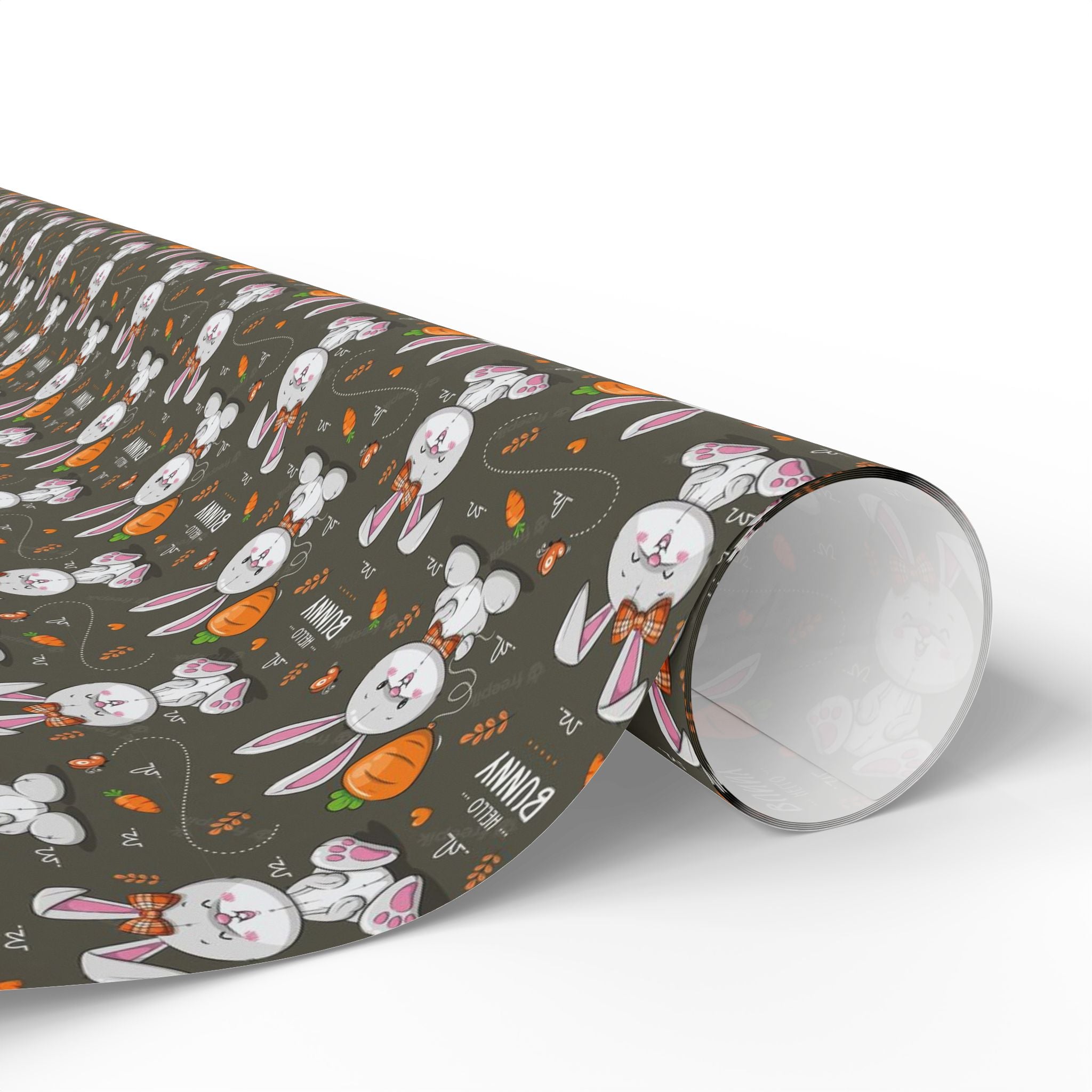Bunny Pattern Wrapping Paper Roll — Cute Easter Gift Wrap - Creations by Chris and Carlos