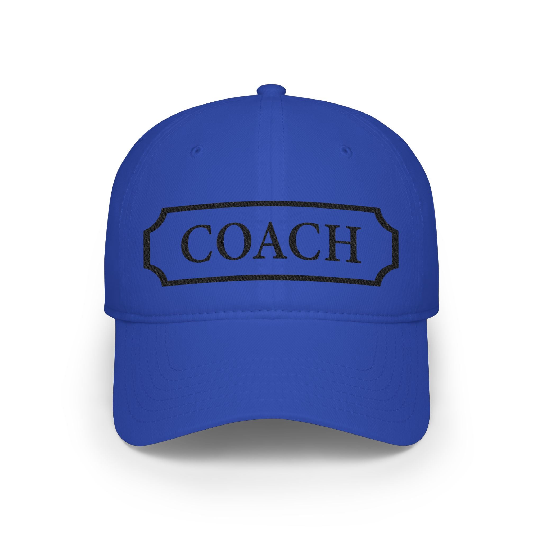 Coach Baseball Cap — Embroidered Low Profile Coach Hat for Sports Coaches & Team Gifts - Creations by Chris and Carlos