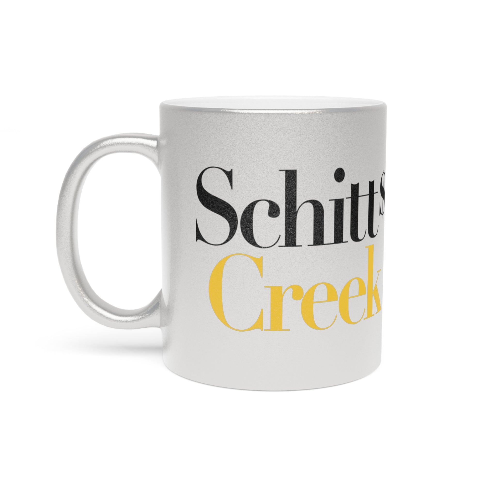 Schitt's Creek TV Show - Metallic Mug (Silver\Gold) - Creations by Chris and Carlos