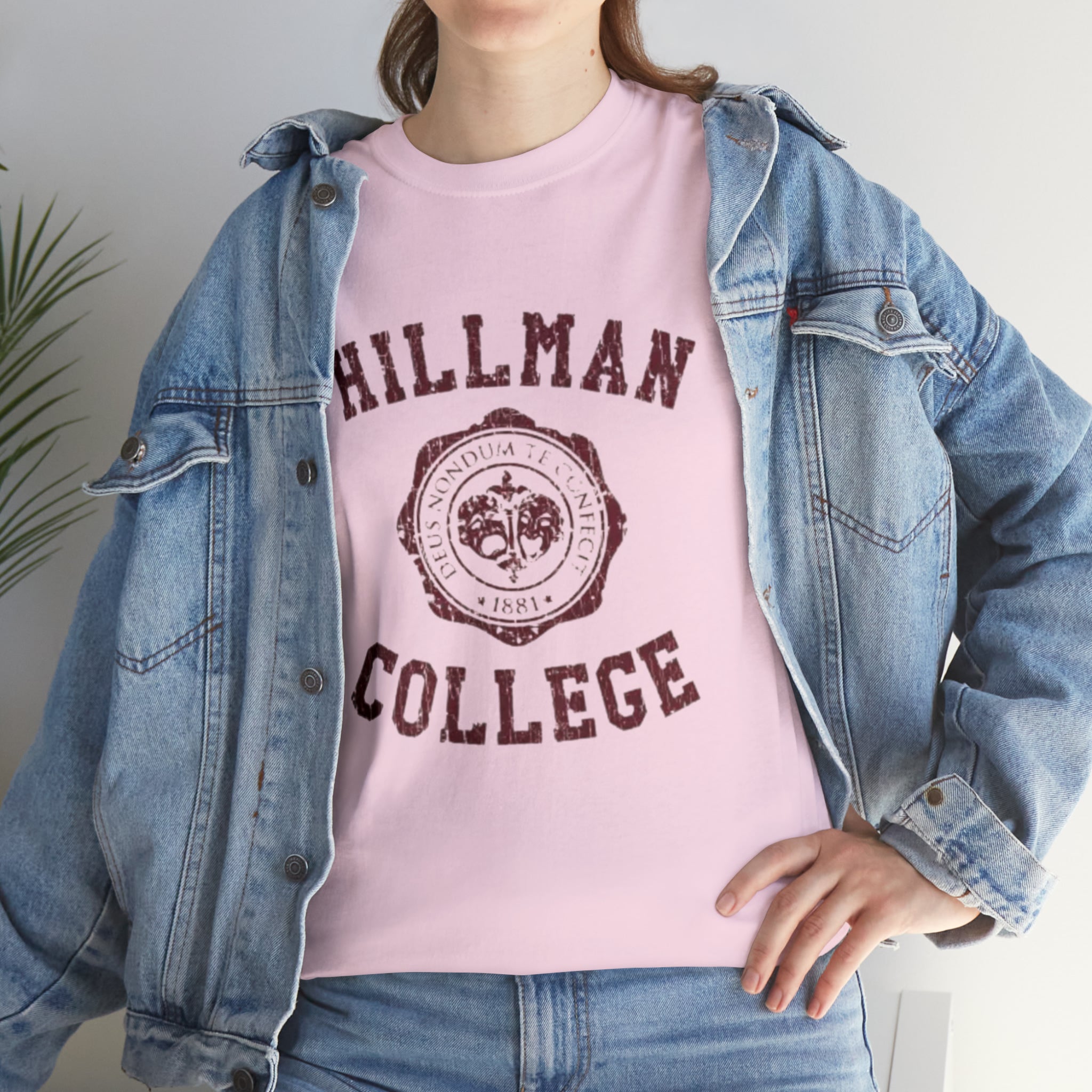 Hillman College- Unisex Heavy Cotton T-Shirt - Creations by Chris and Carlos
