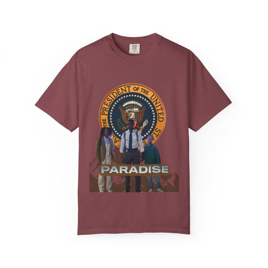 Paradise Presidential Seal Graphic T-Shirt - Creations by Chris and Carlos