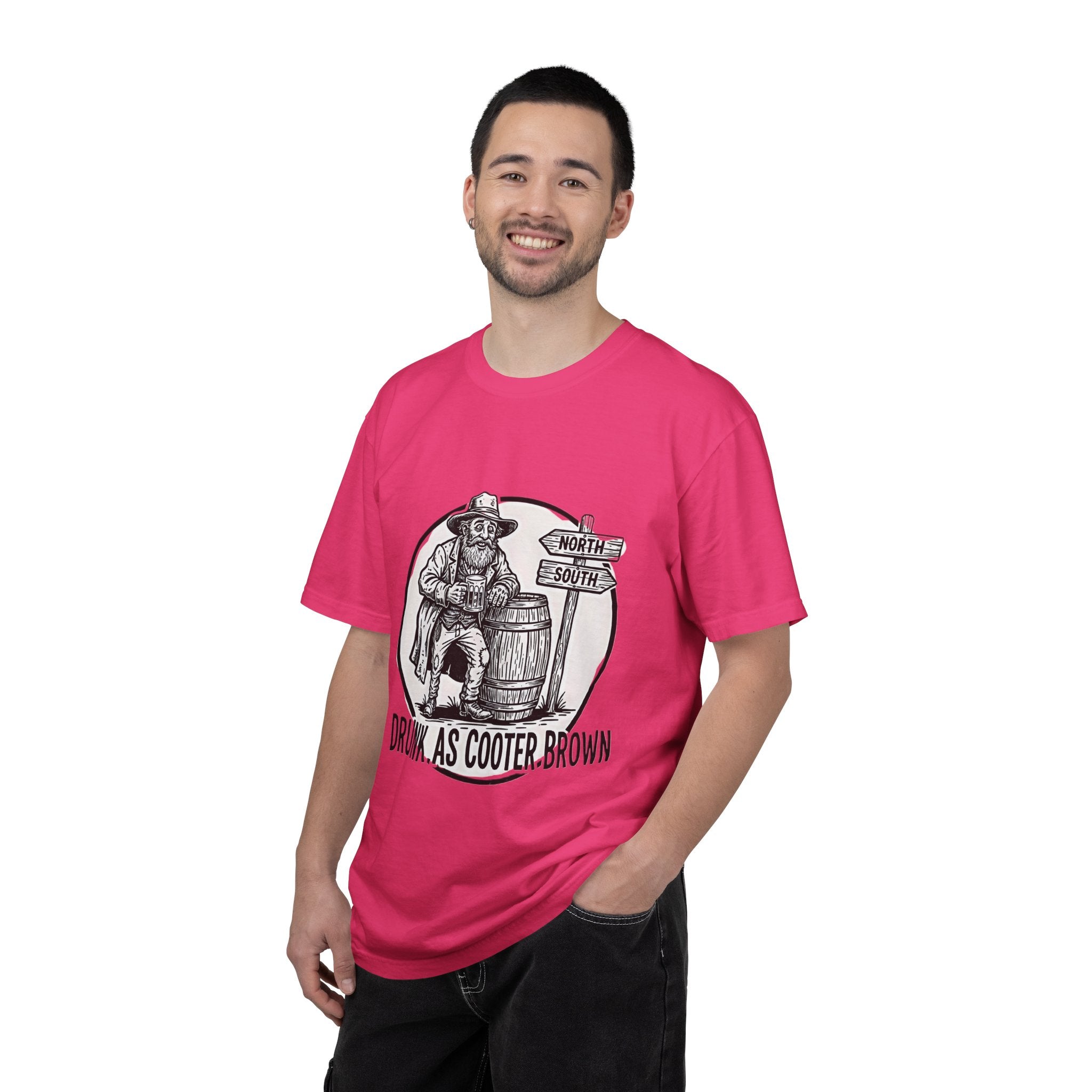 Drunk as Cooter Brown T-Shirt — Vintage Country Barrel Graphic Tee - Creations by Chris and Carlos