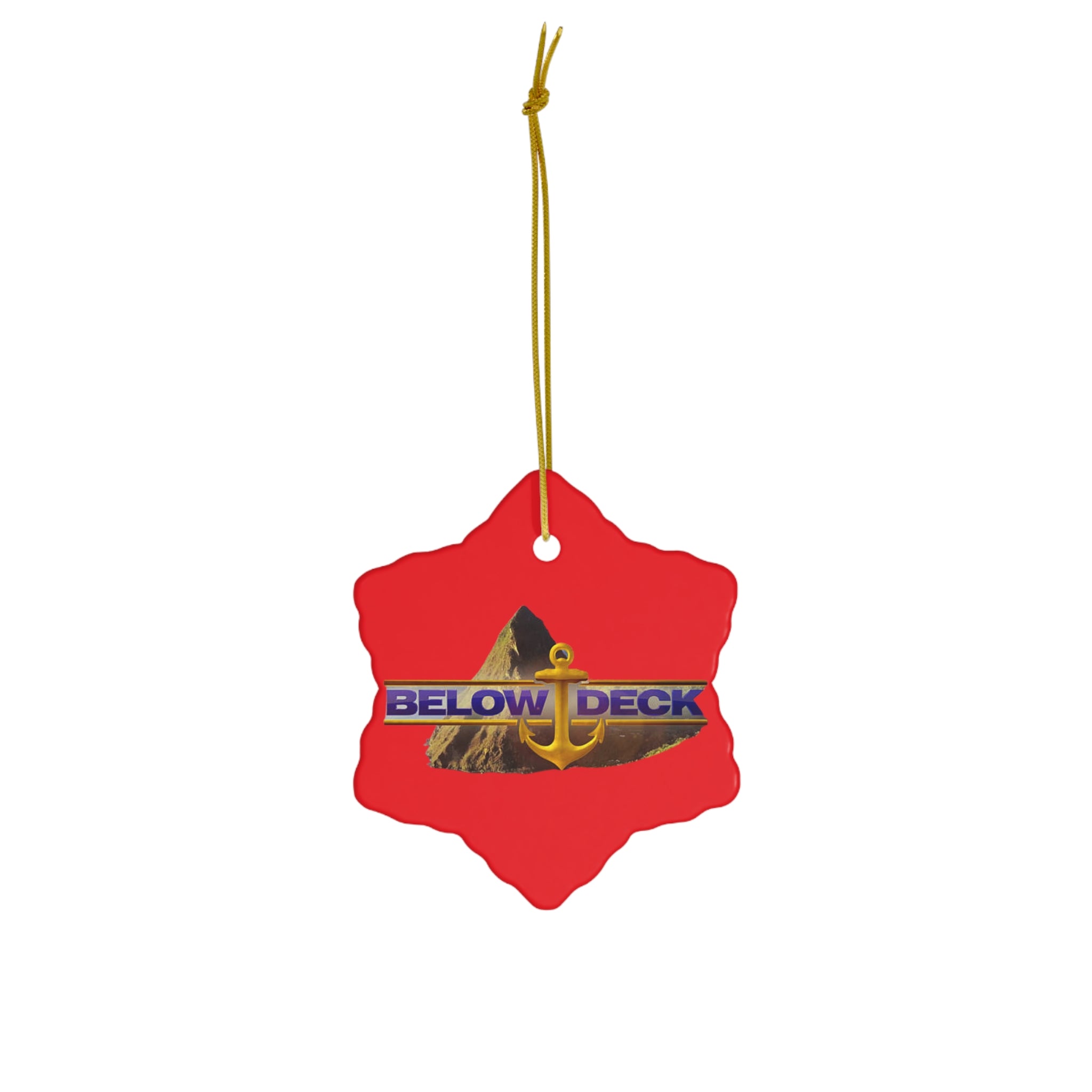 Below Deck- Ceramic Ornament, 4 Shapes - Creations by Chris and Carlos