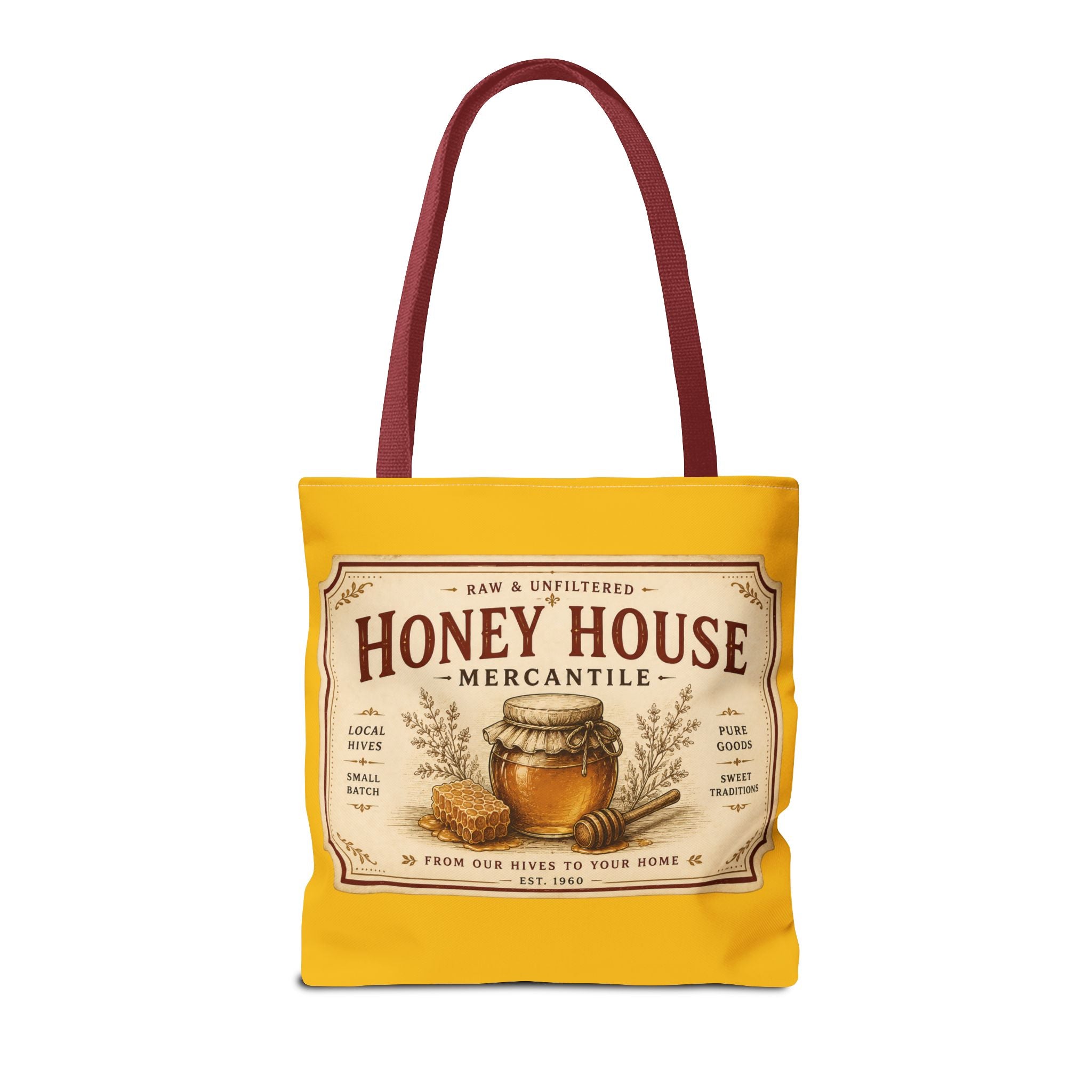 Tote Bag — Honey House Vintage Honey Label Design - Creations by Chris and Carlos
