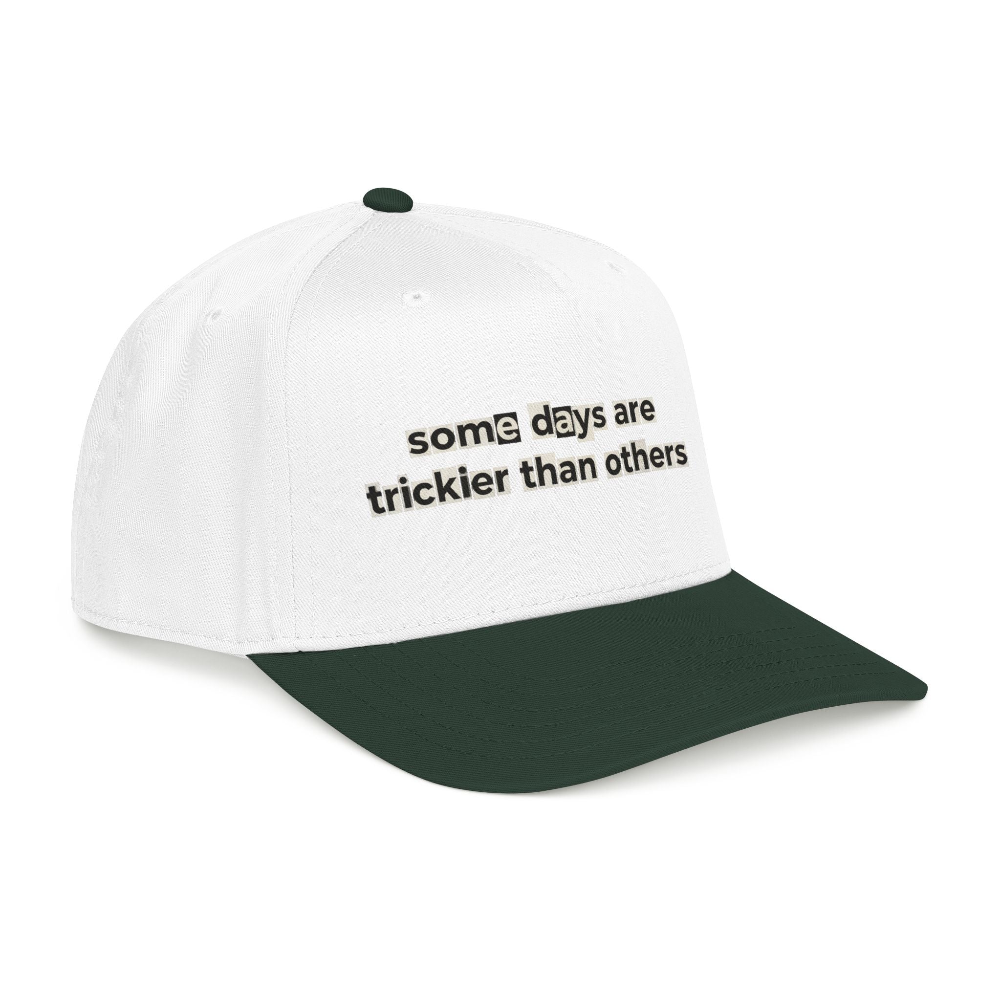 Baseball Cap — "Some Days Are Trickier Than Others" Patch - Creations by Chris and Carlos