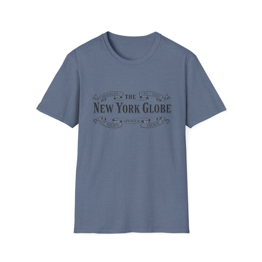 New York Globe Vintage Logo T-Shirt Guilded Age Inspired - Creations by Chris and Carlos
