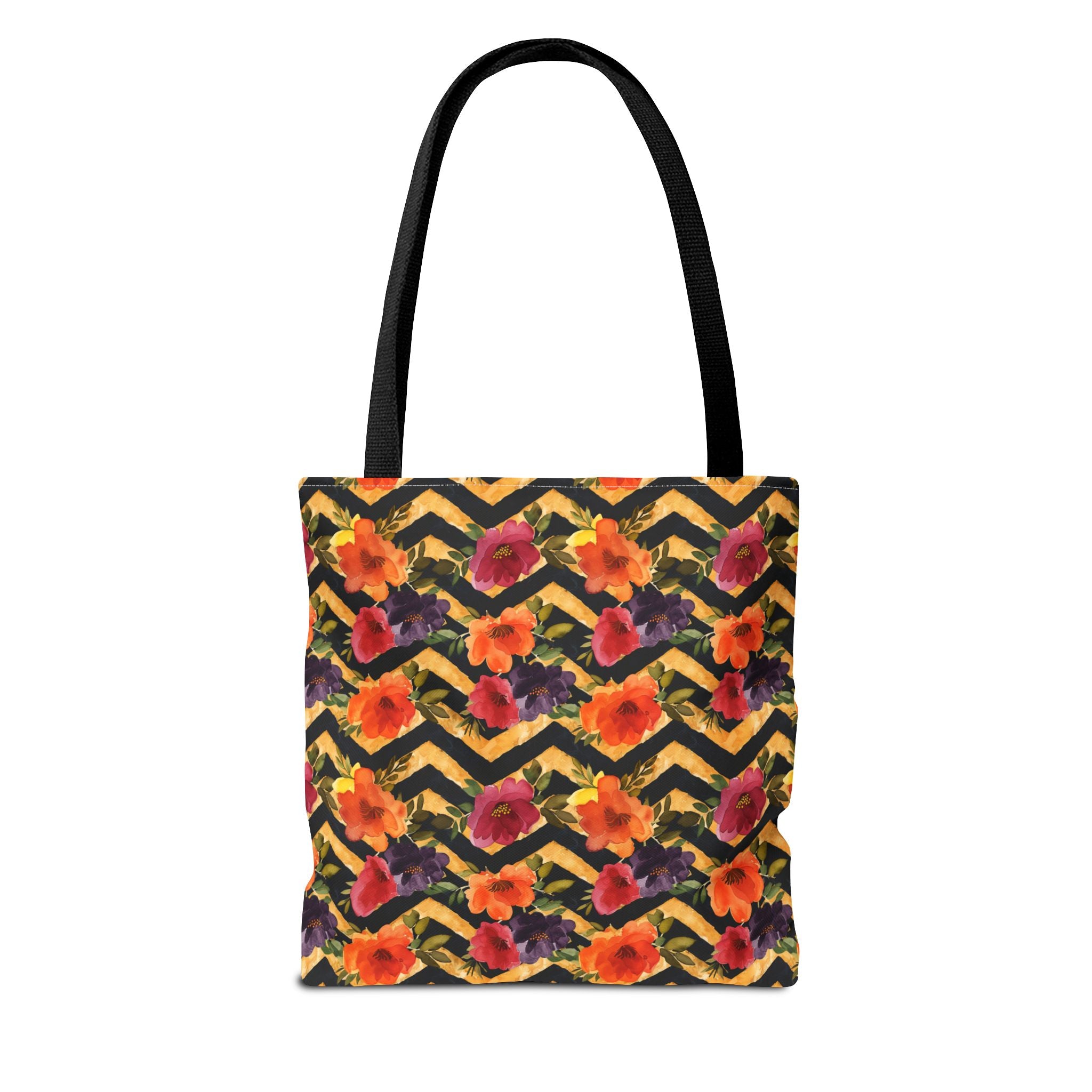 Sol y Alegría (Sun and Joy) Collection- Cactus Succulent Pattern Microfiber Blanket Soft Velveteen Throw for Home & Garden Lovers Floral Chevron Tote Bag — Bright Orange & Pink All-Over-Print Beach Shopper - Creations by Chris and Carlos