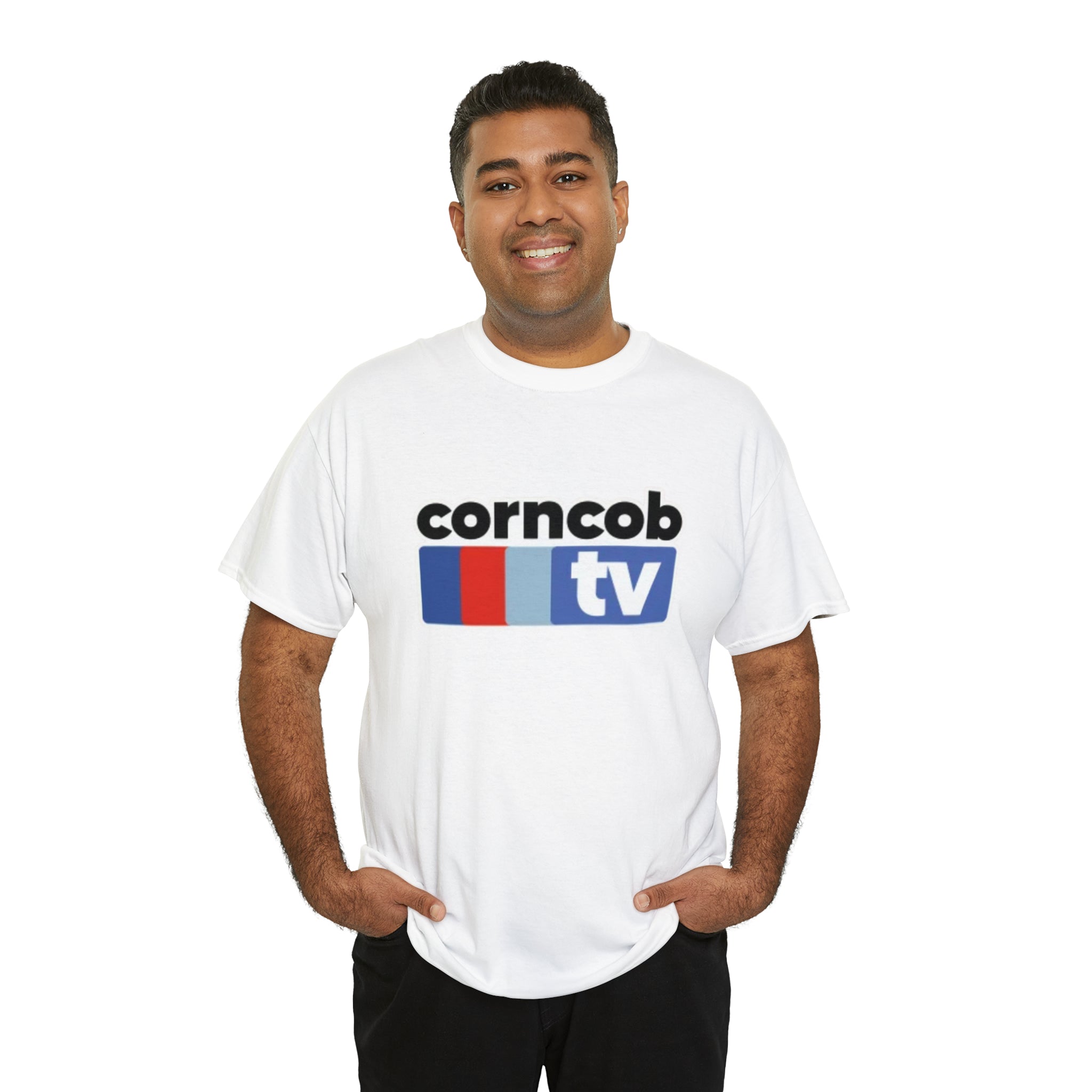 Corncob Tv- Unisex Heavy Cotton T-Shirt - Creations by Chris and Carlos
