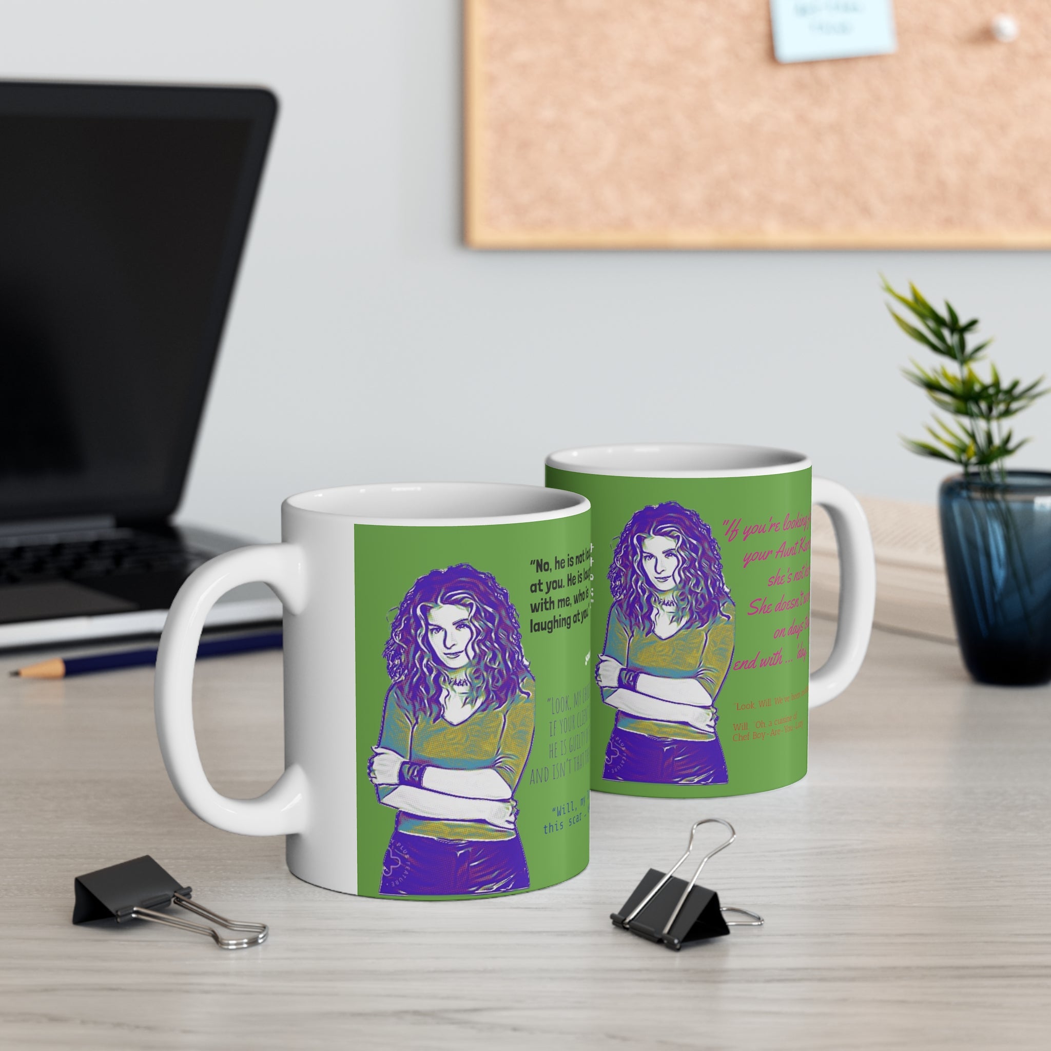 Will and Grace Grace Adler Quotes-  White Ceramic Mug - Creations by Chris and Carlos
