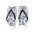 Flip Flops — Old Glory Patriotic Fireworks Design - Creations by Chris and Carlos