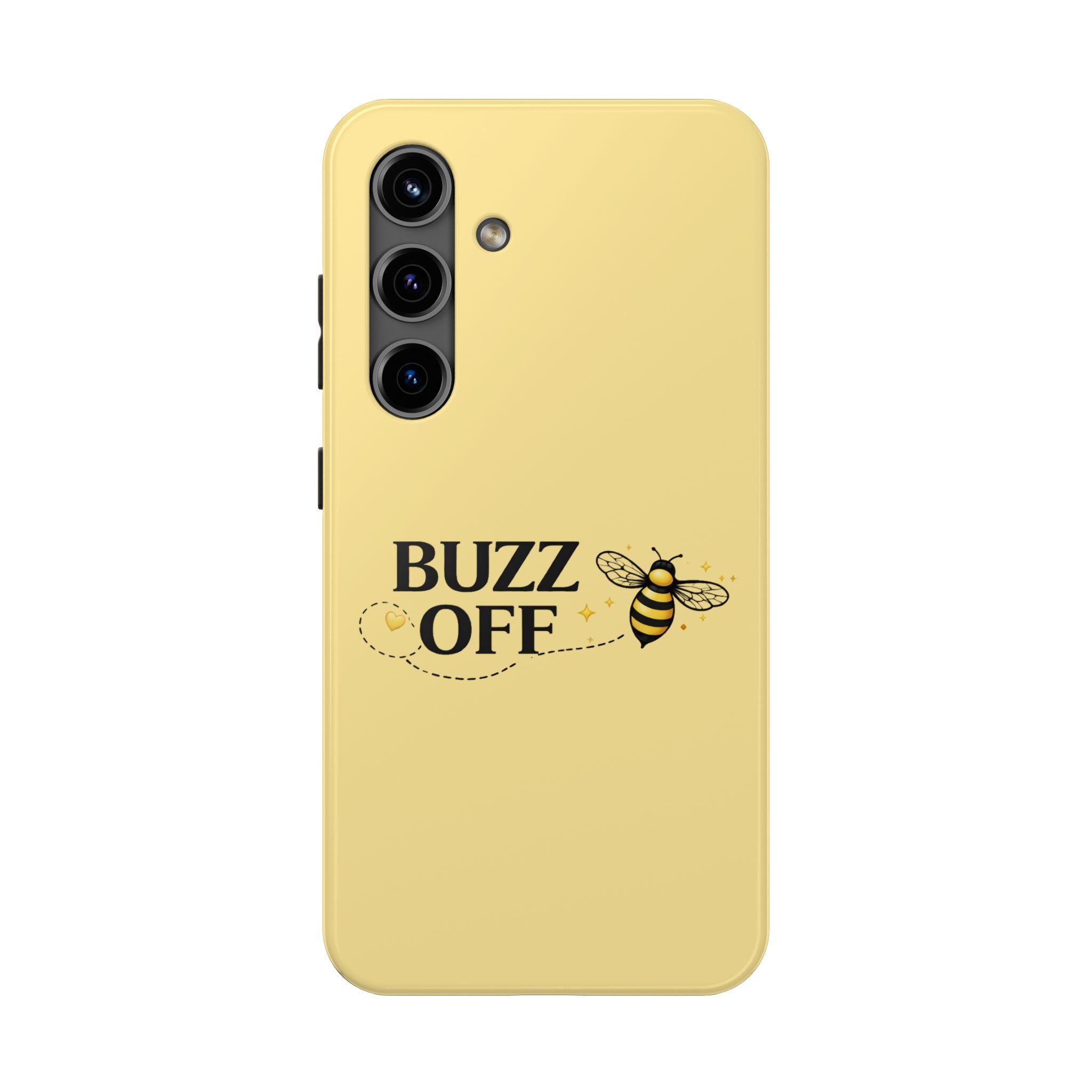 Buzz Off Bee Happy Always Phone Case - Creations by Chris and Carlos